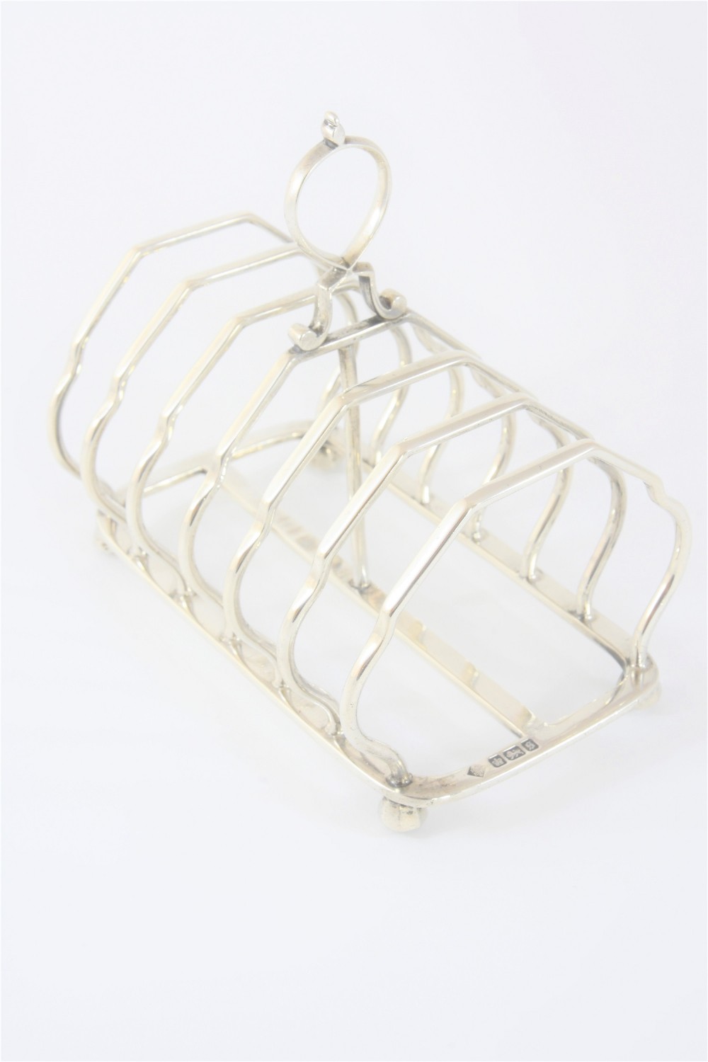 Sterling Silver Toast Rack (6 Slice) - 1910