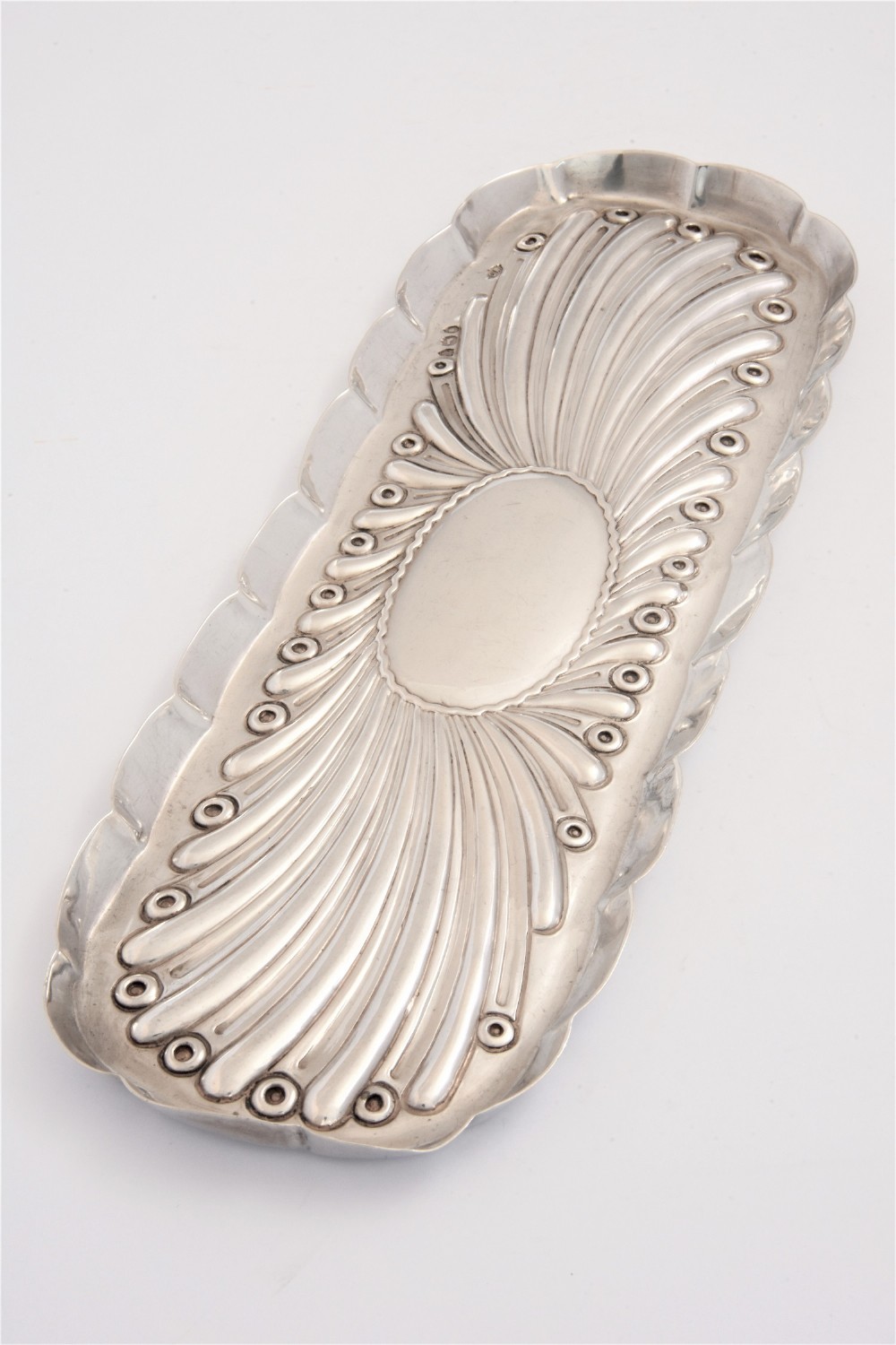 Victorian Sterling Silver Pen Tray 1894
