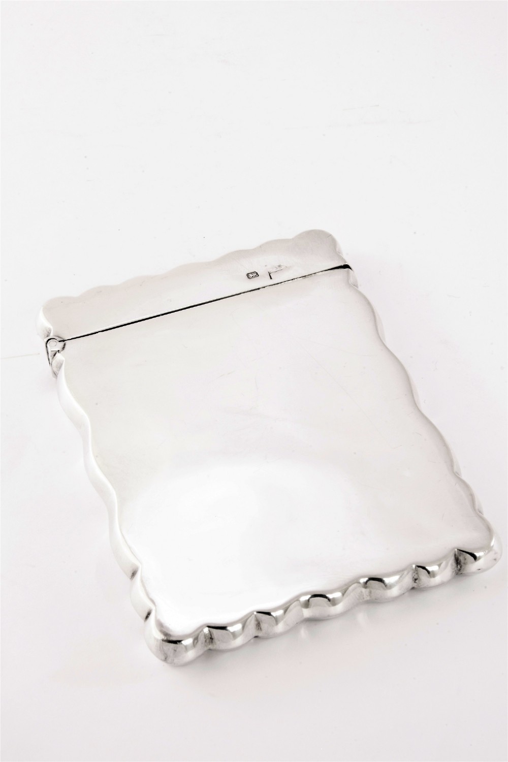 Victorian Antique Silver Card Case 1901