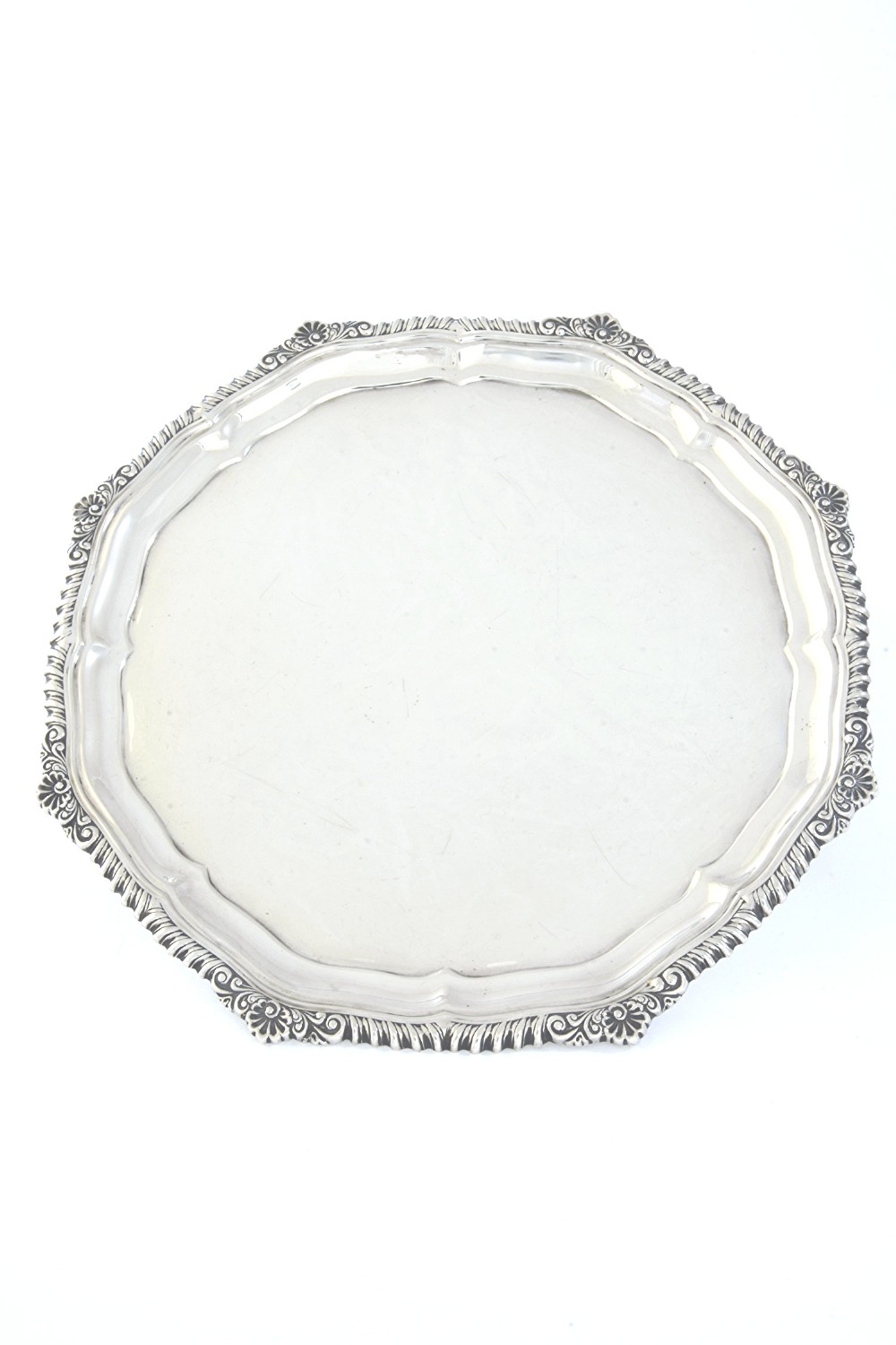 Victorian Sterling Silver Salver 1895