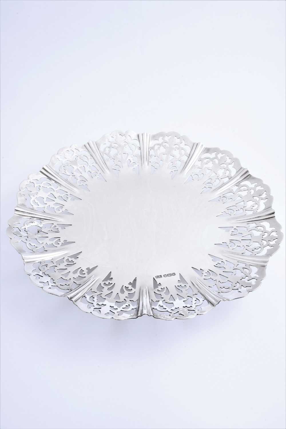 Large Sterling Silver Fruit Dish 1939