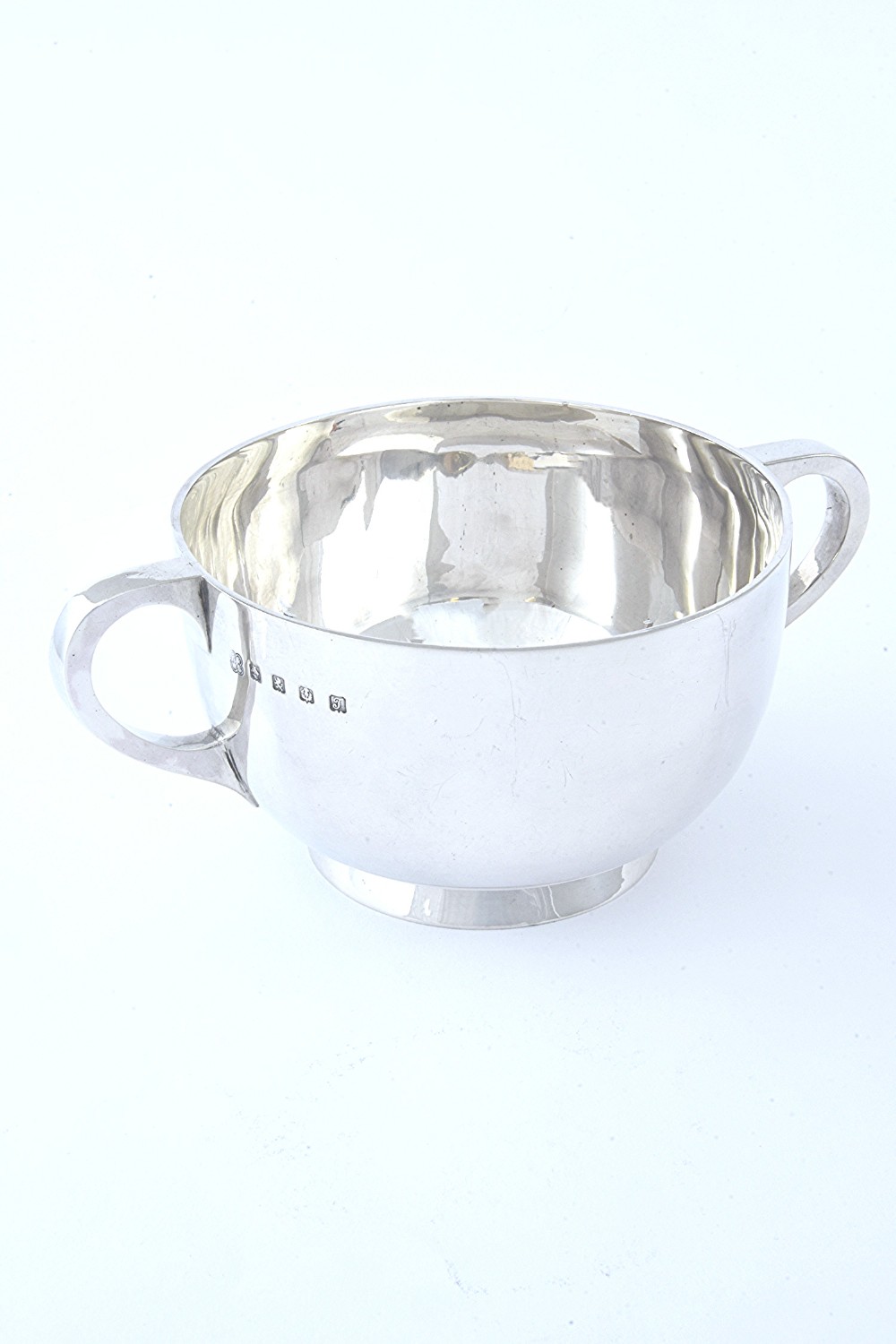 Large Deep Scottish Silver Quaich – Glasgow 1916