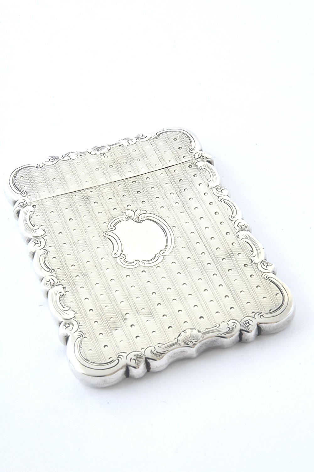 Victorian Silver Card Case 1859