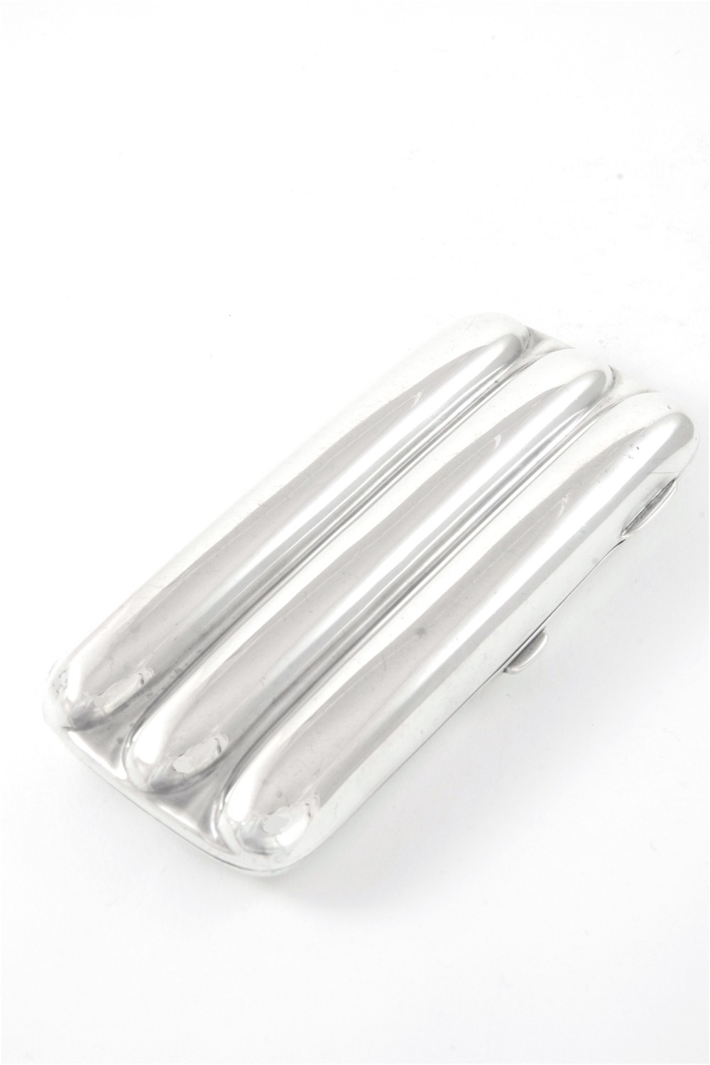Edwardian Silver Cigar Case (3 Cigars) 1909