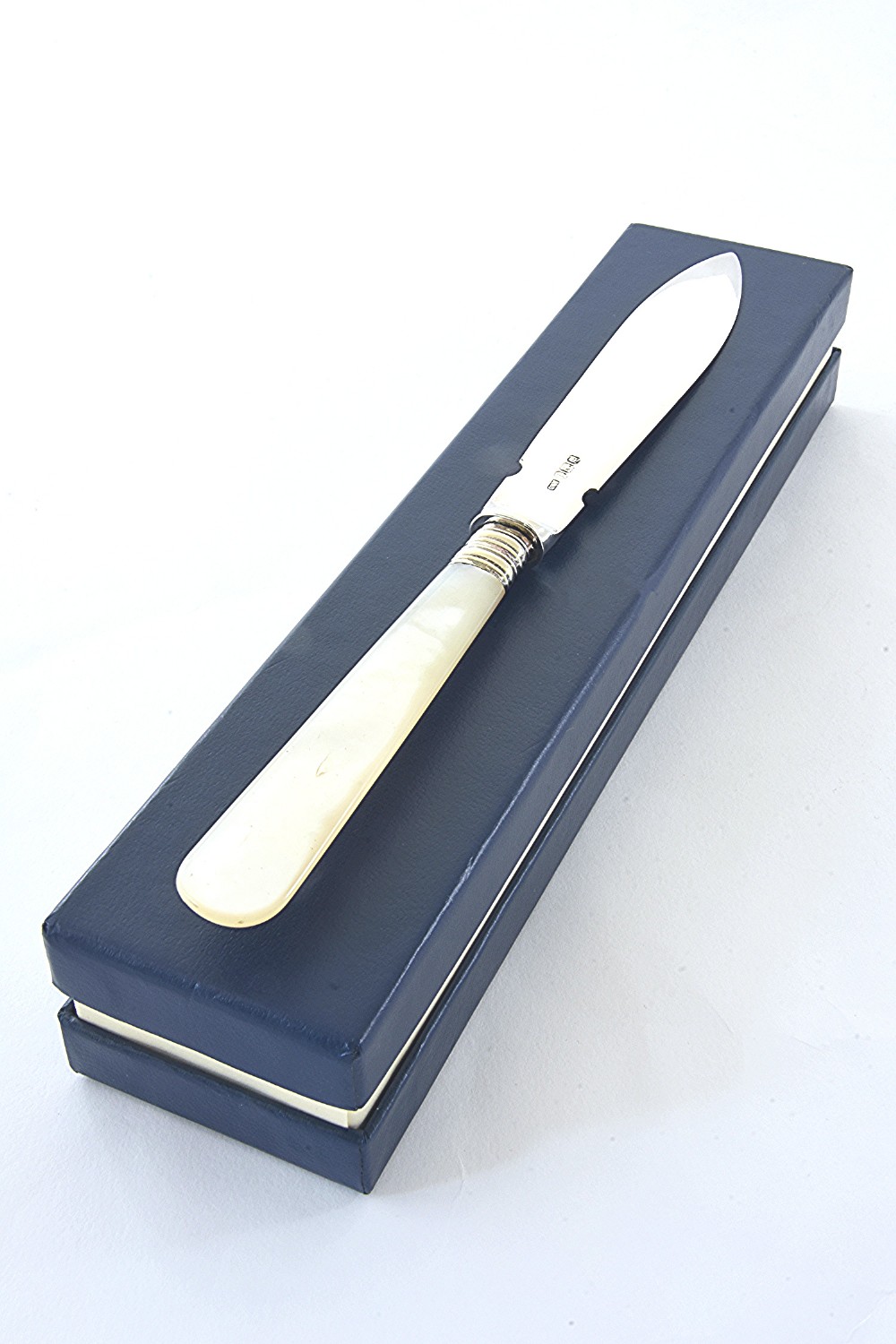 Silver Letter Opener with Mother of Pearl Handle 1911