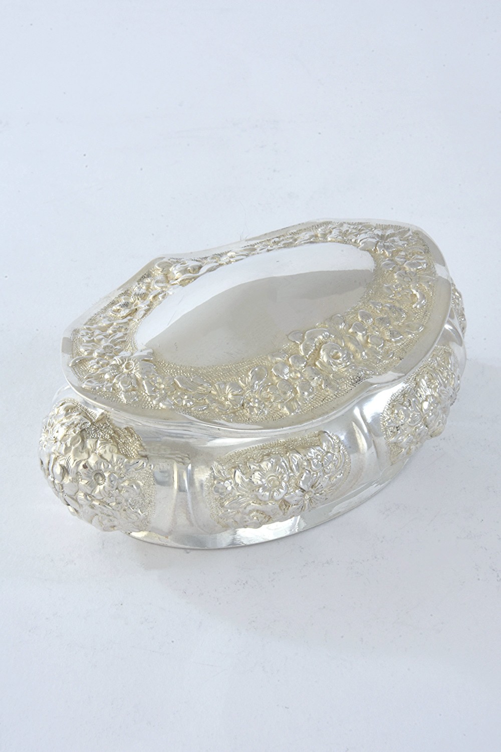 Victorian Silver Trinket Box 1899