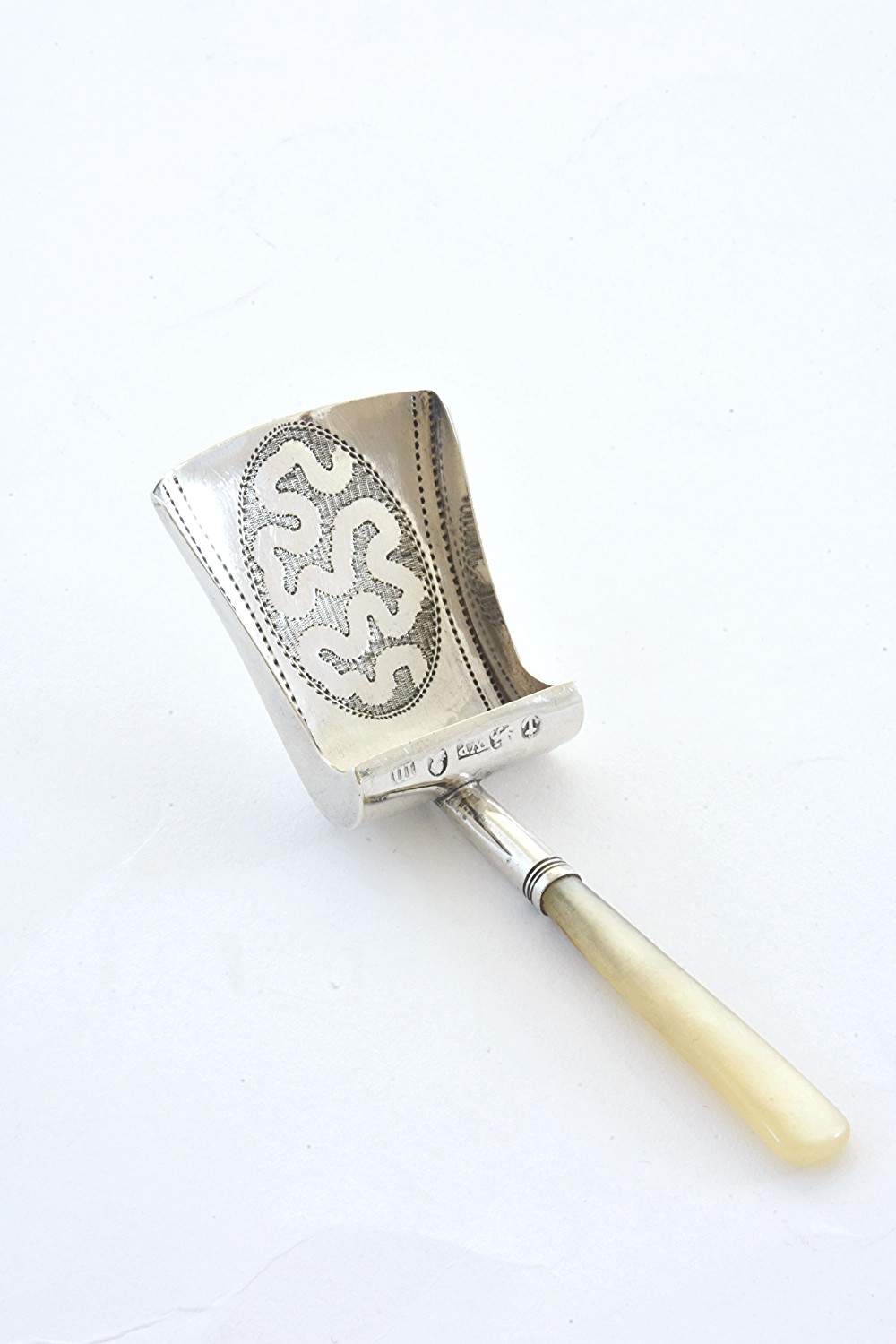Georgian Silver Caddy Spoon 1810