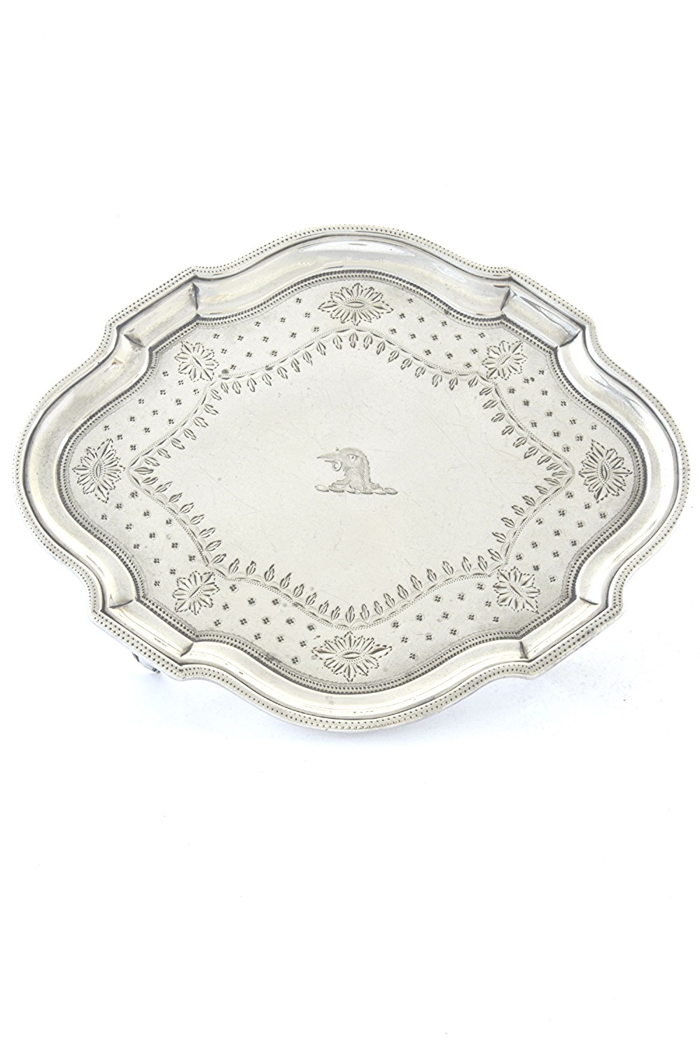 Georgian Silver Teapot Stand – Henry Chawner 1788