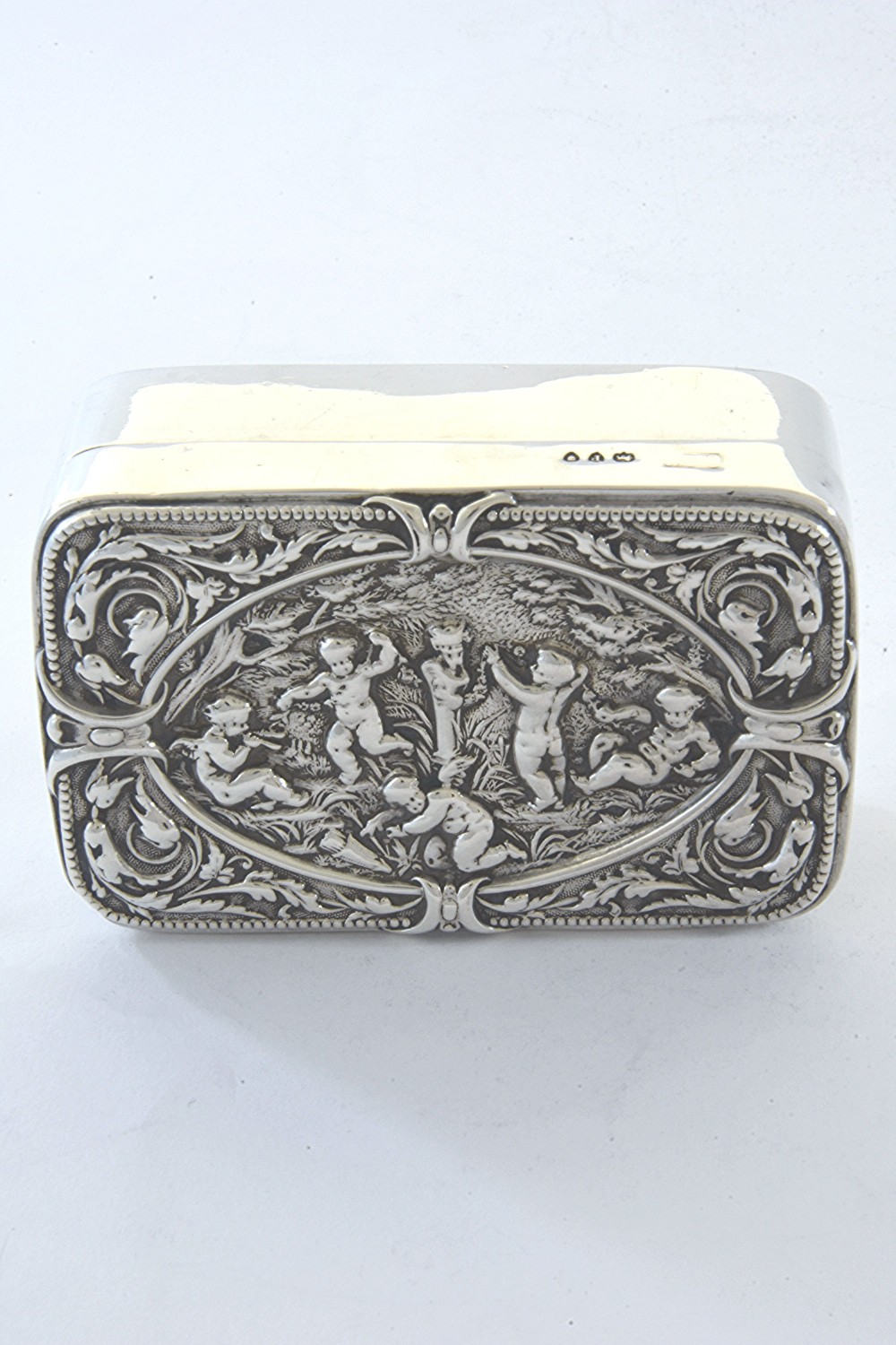 Victorian Silver Trinket Box 1890