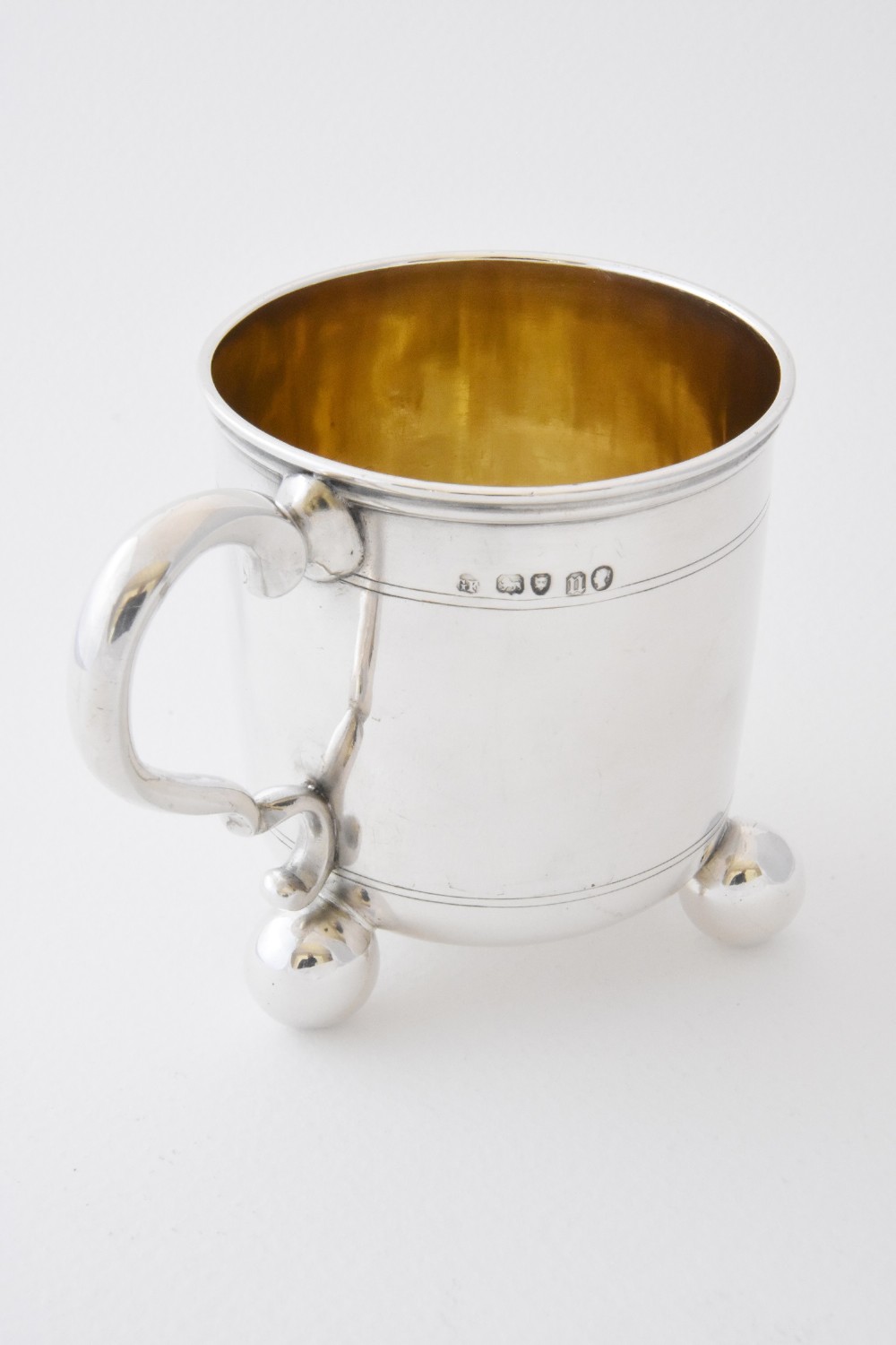 Victorian Antique Silver Tankard 1868