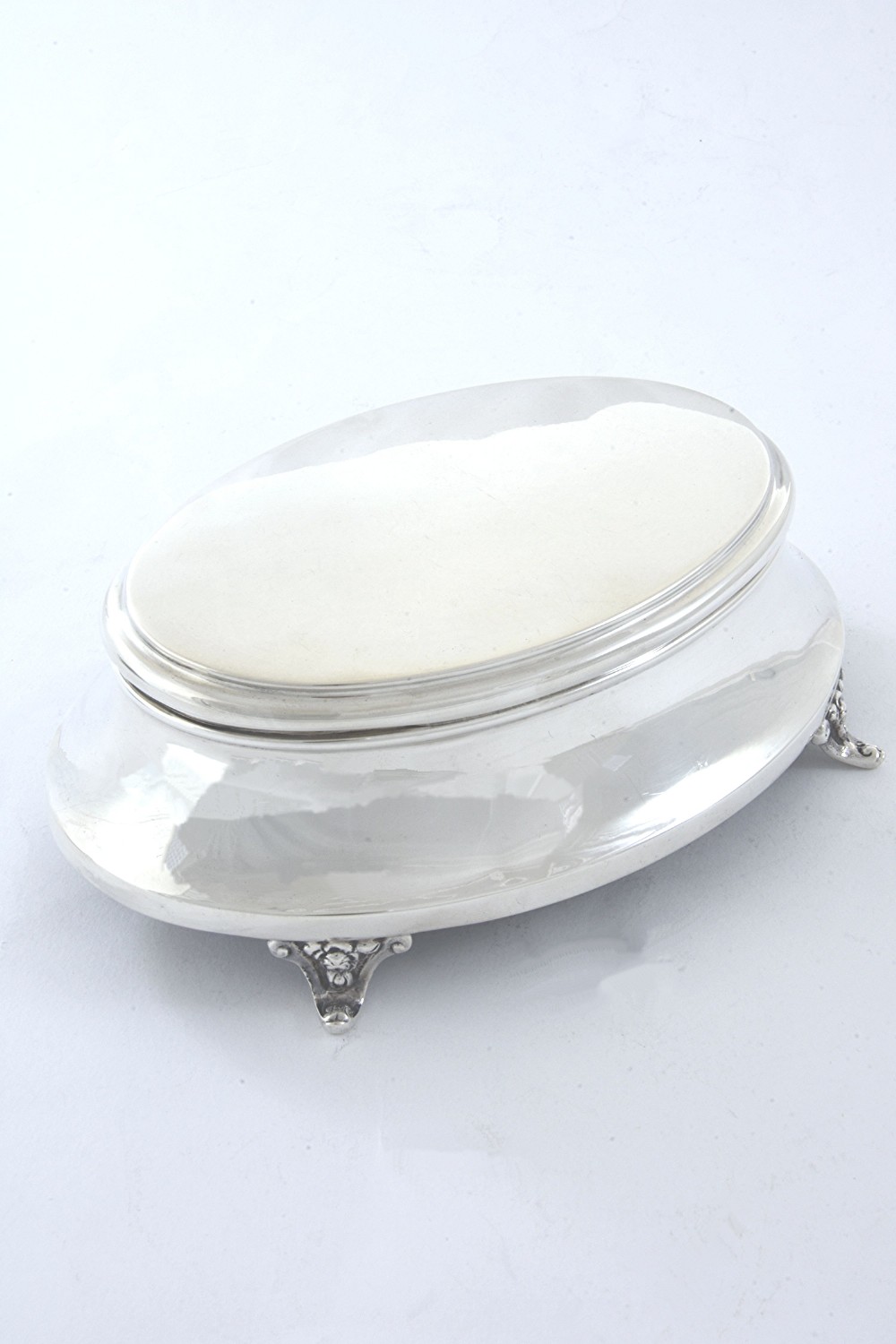 Edwardian Silver Trinket Box 1908