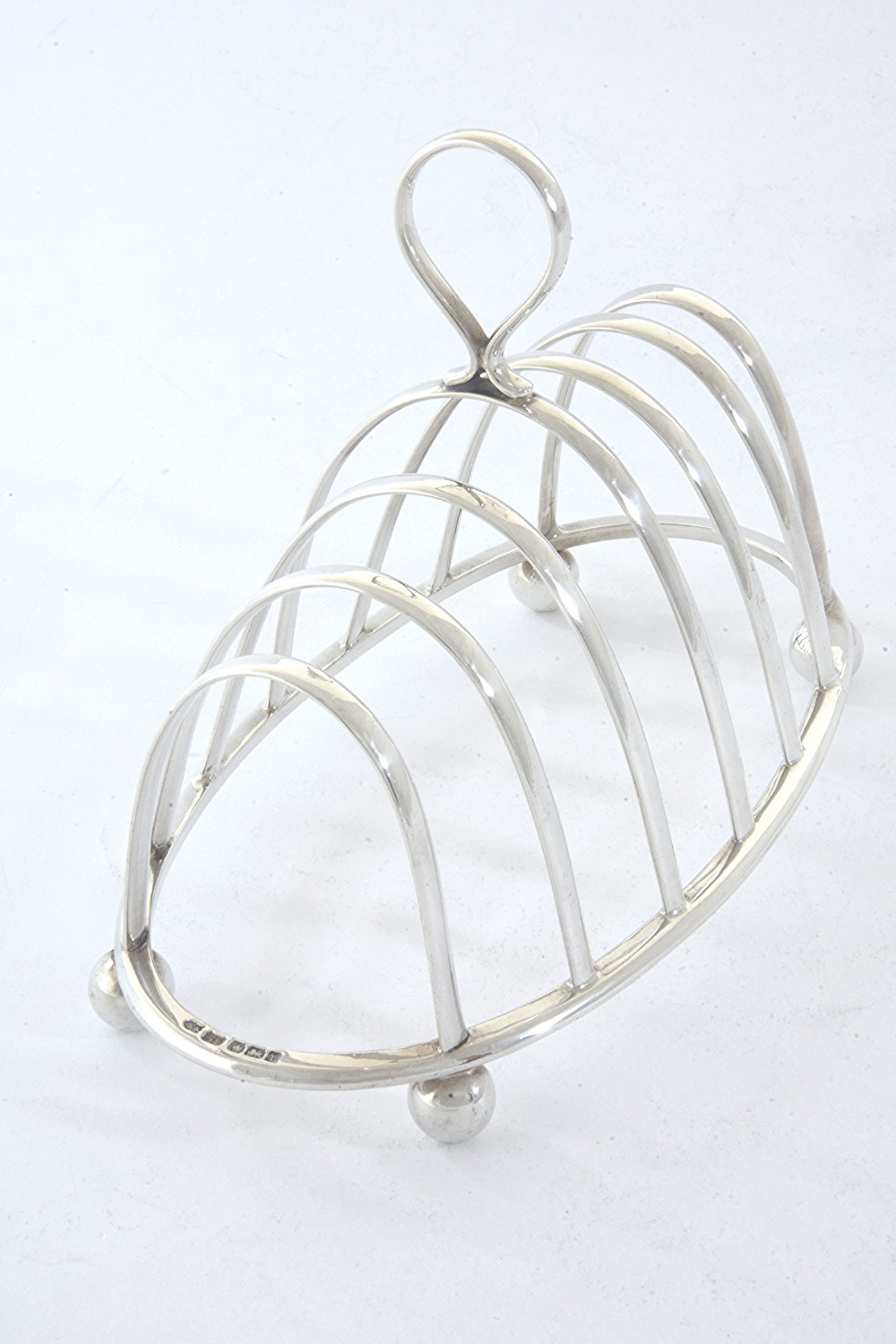 Antique Silver Toast Rack (6 Slice) 1913