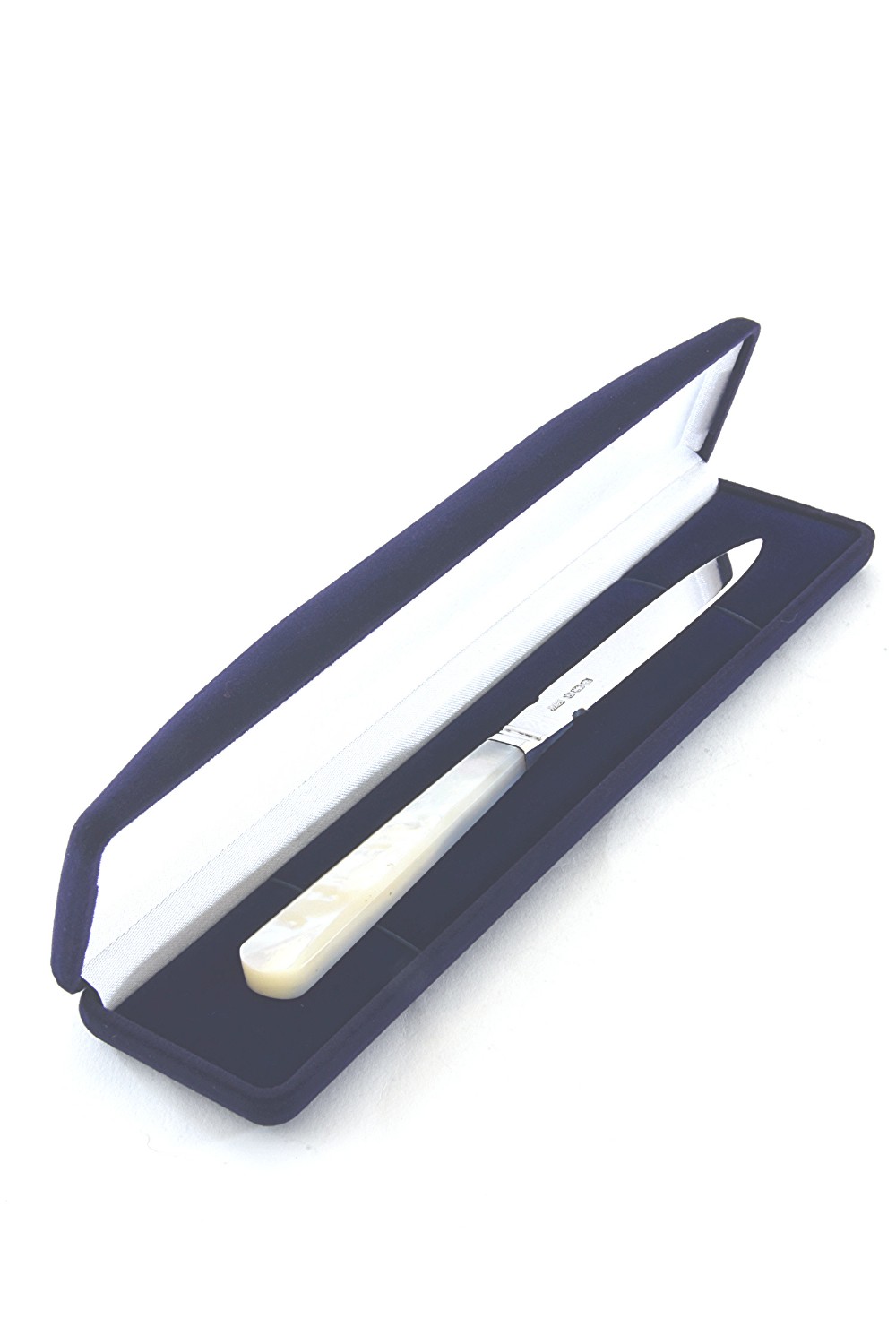 Solid Silver Letter Opener with Mother of Pearl Handle 1933