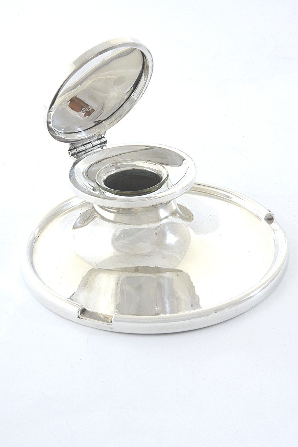 Silver Capstan Inkwell 1923