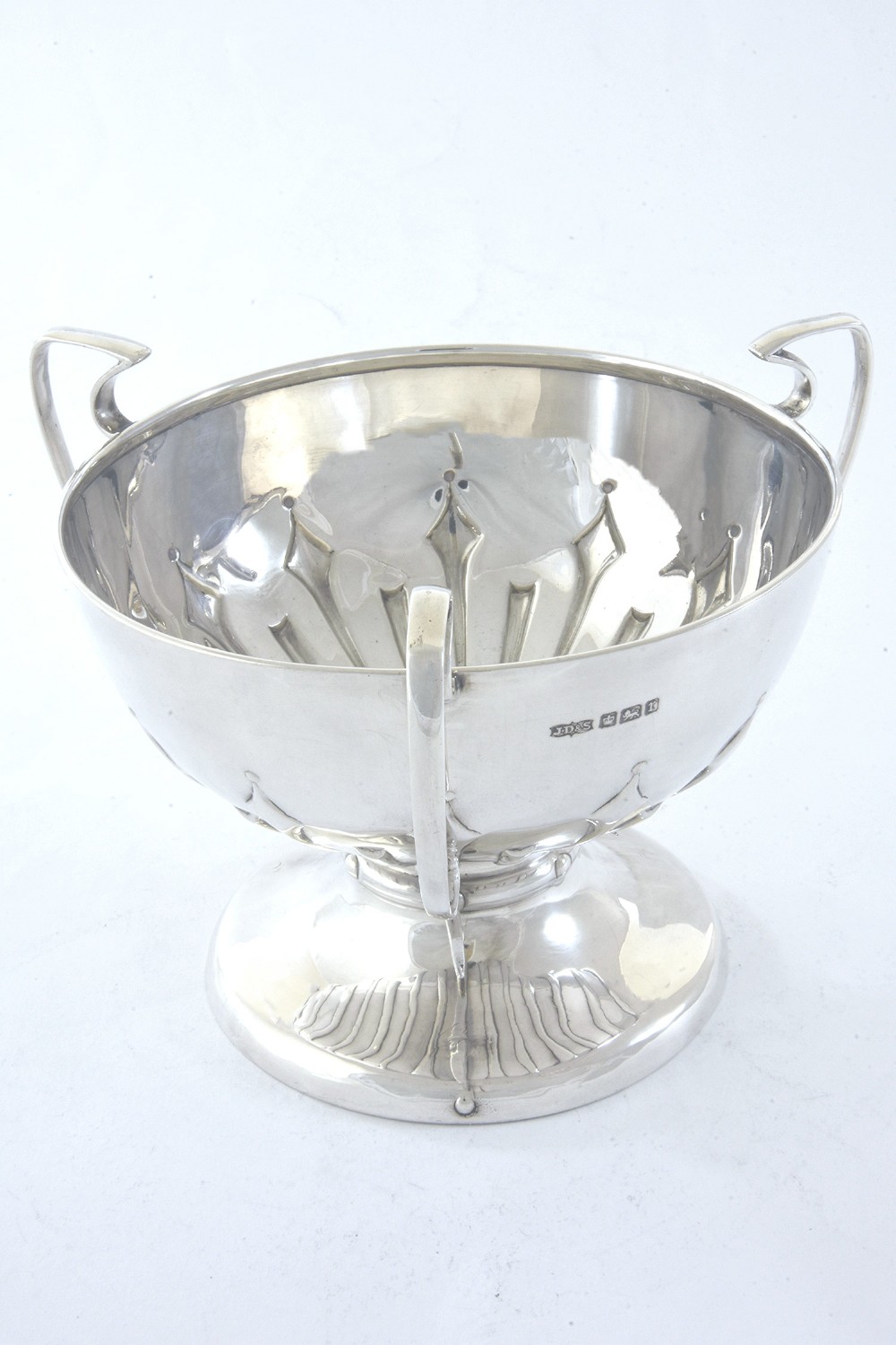 Edwardian Silver Pedestal Bowl 1909