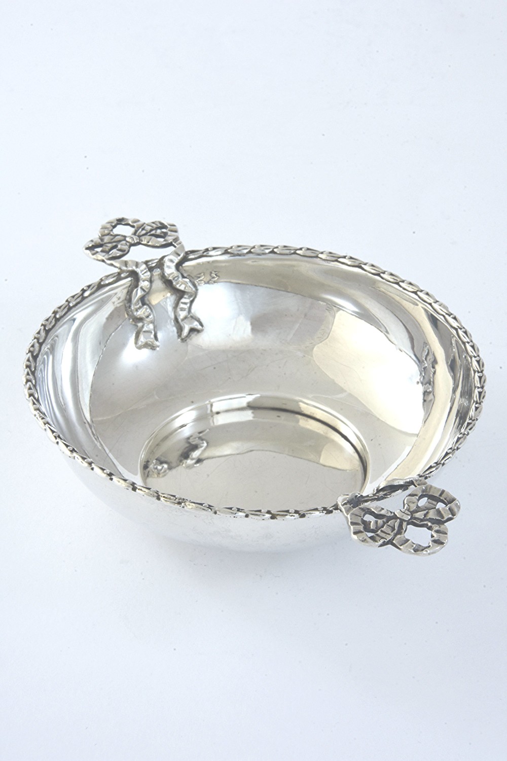 Ornate Edwardian Silver Quaich 1908