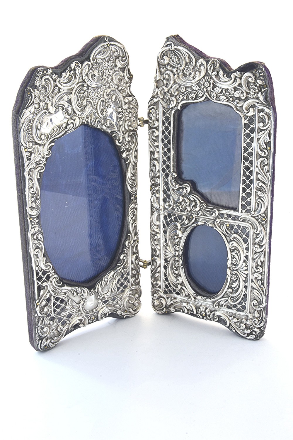 Edwardian Hinged Silver Photo Frame 1903
