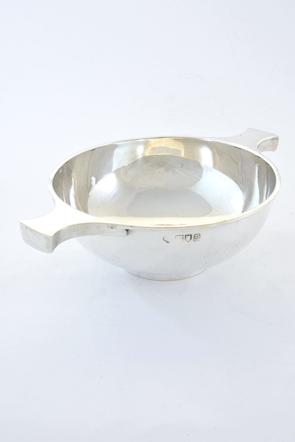 Large Antique Silver Quaich 1913