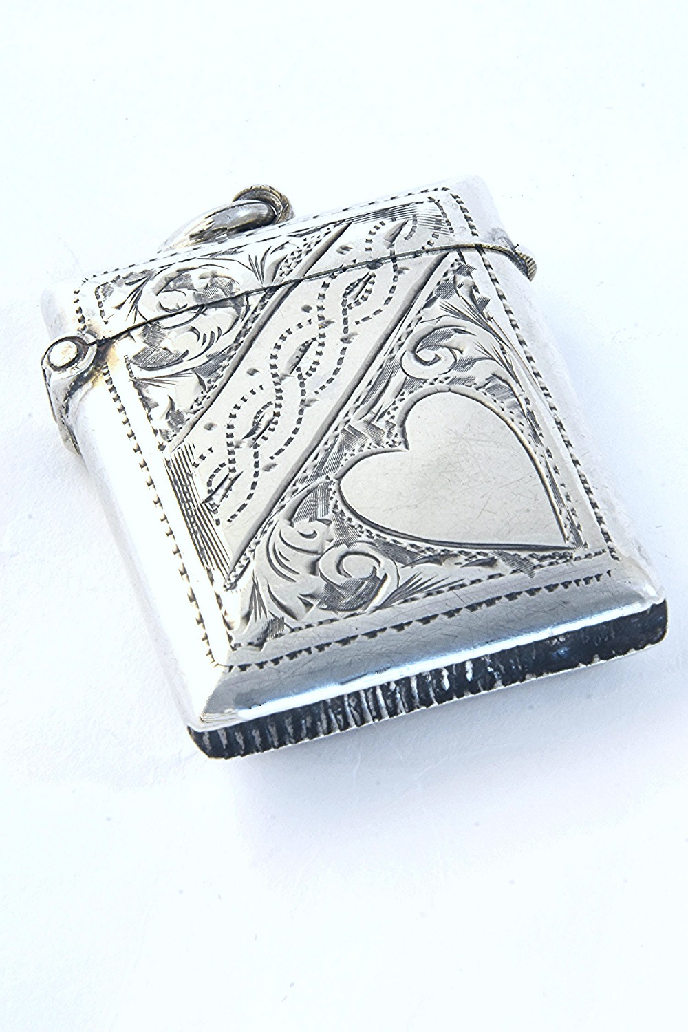 Victorian Silver Vesta Case 1901
