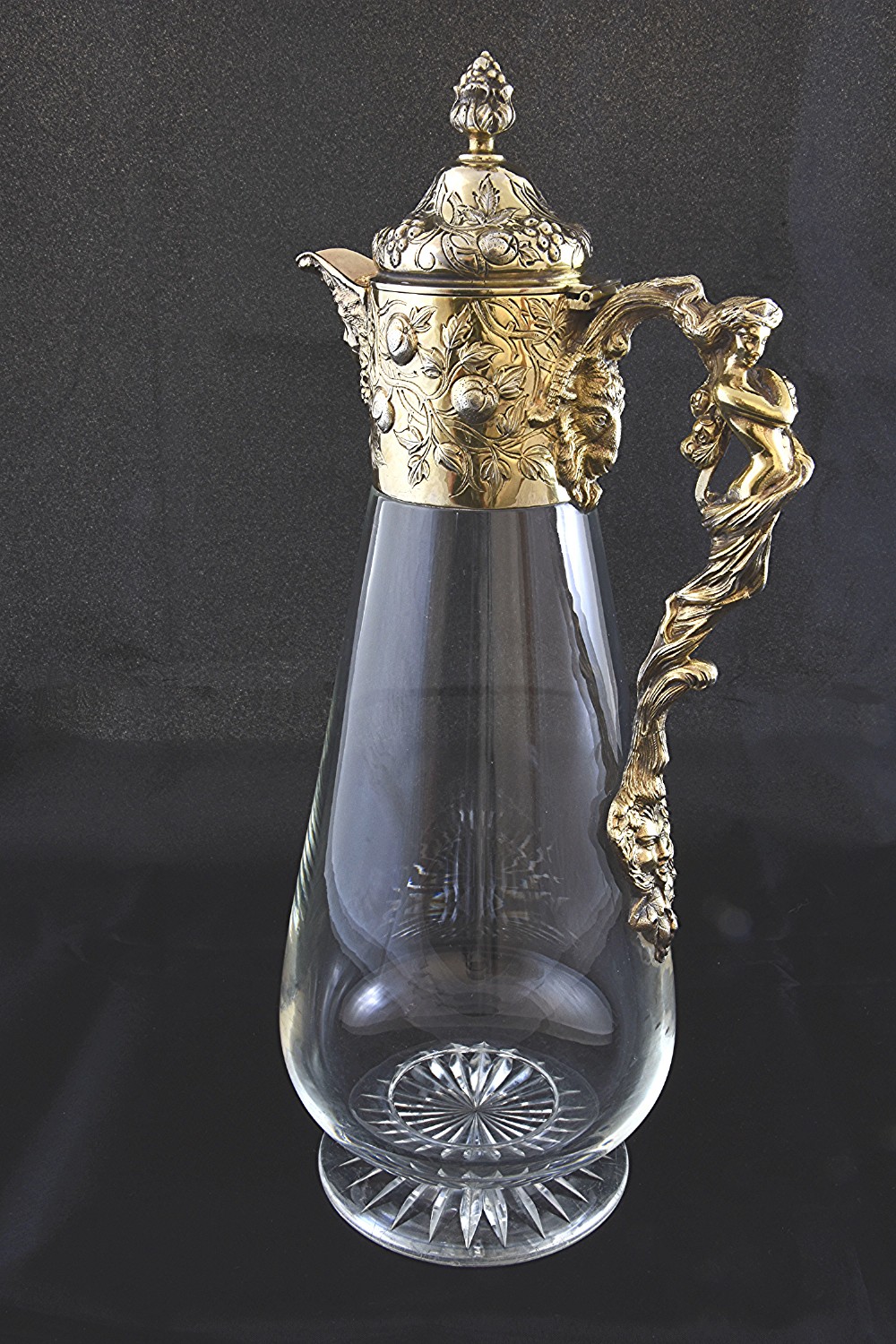Victorian Silver Gilt Mounted Claret Jug – Mappin & Web 1888