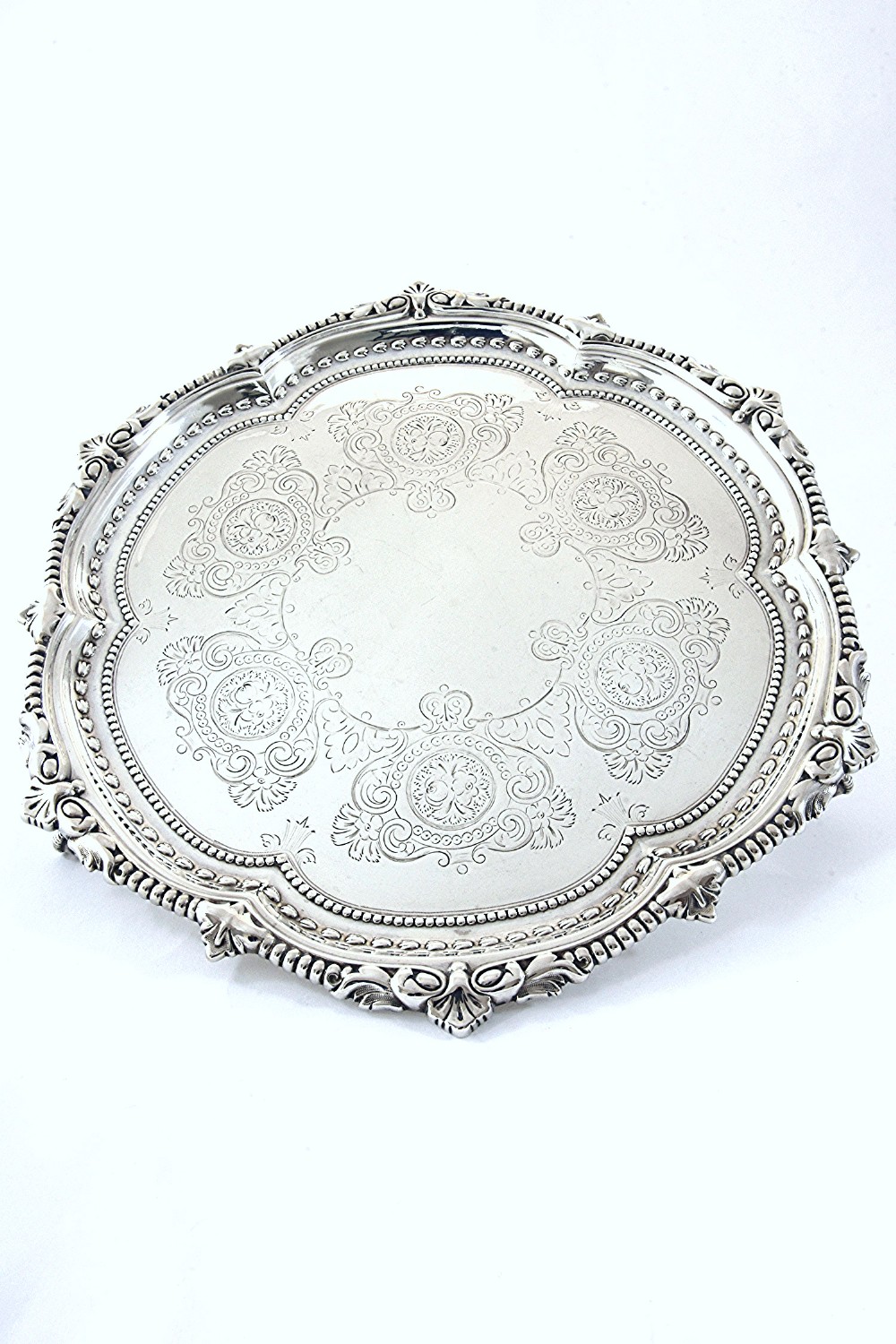 Victorian Silver Salver 1898