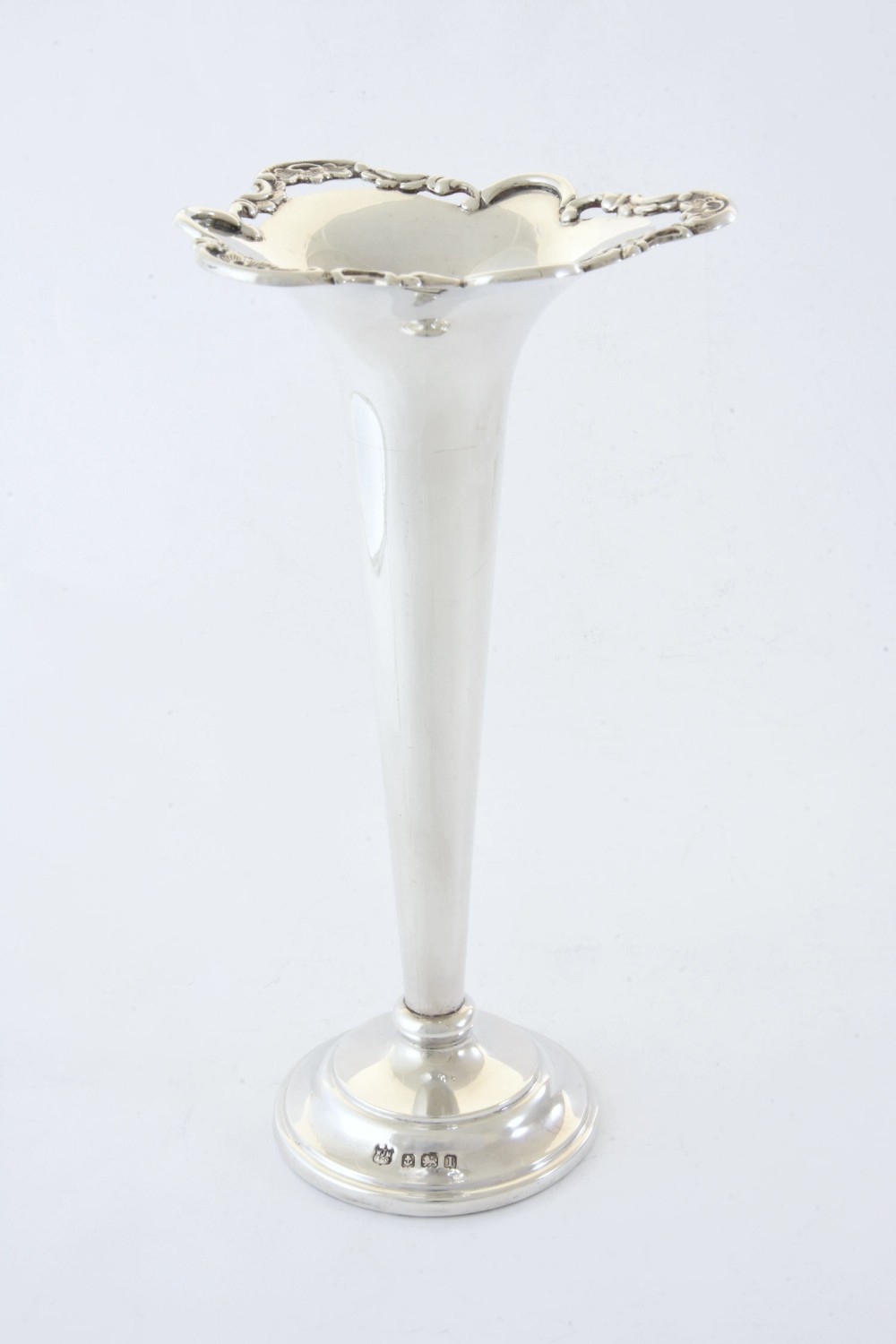 Edwardian Silver Vase 1910