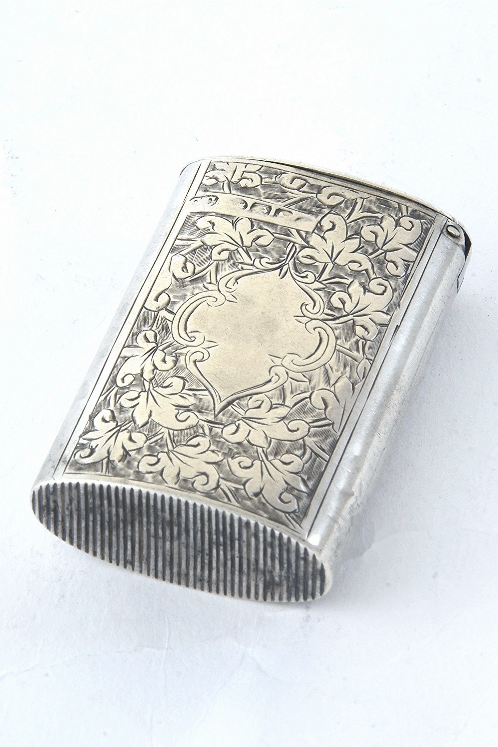 Victorian Silver Vesta Case 1884
