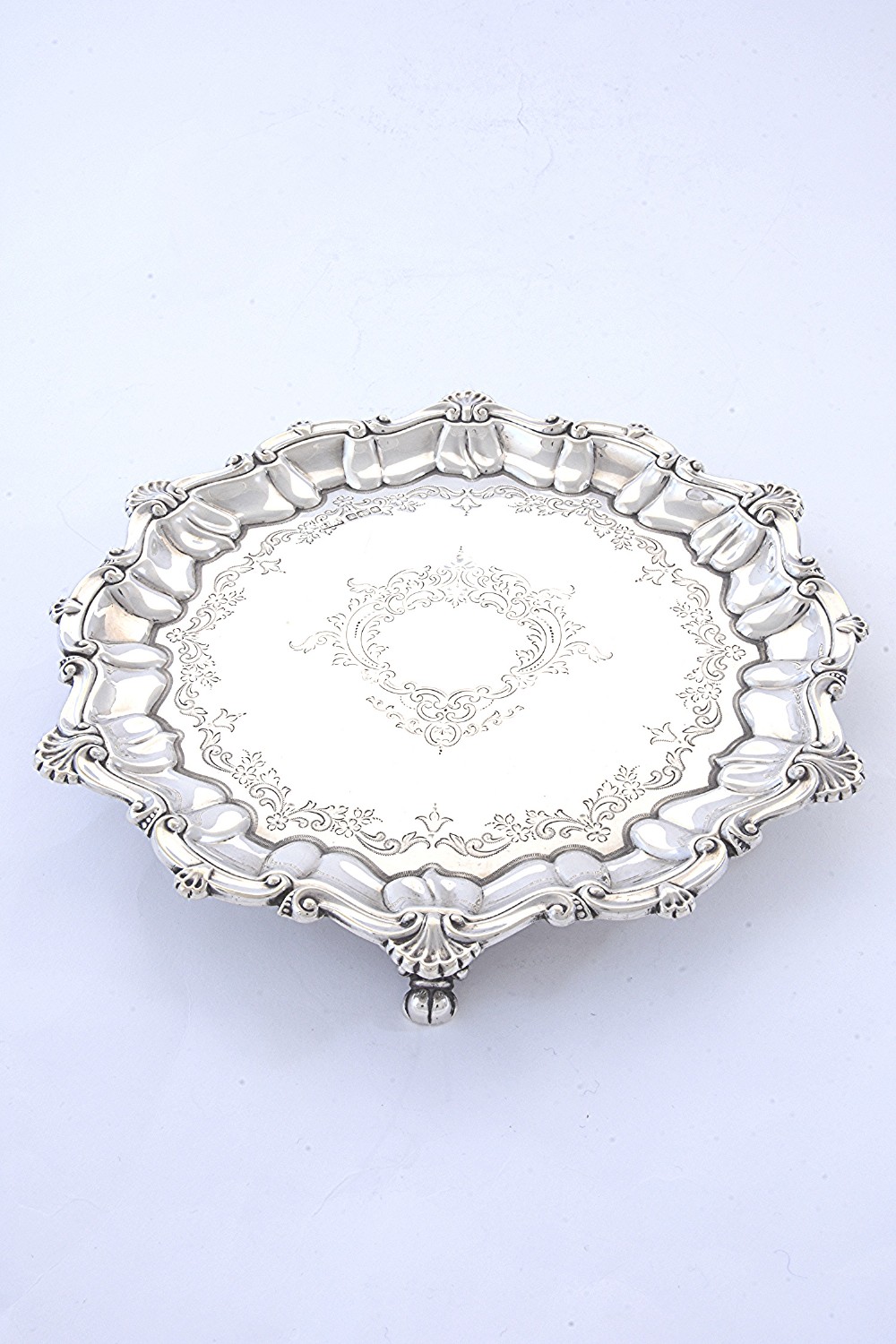 Antique Silver Salver 1912