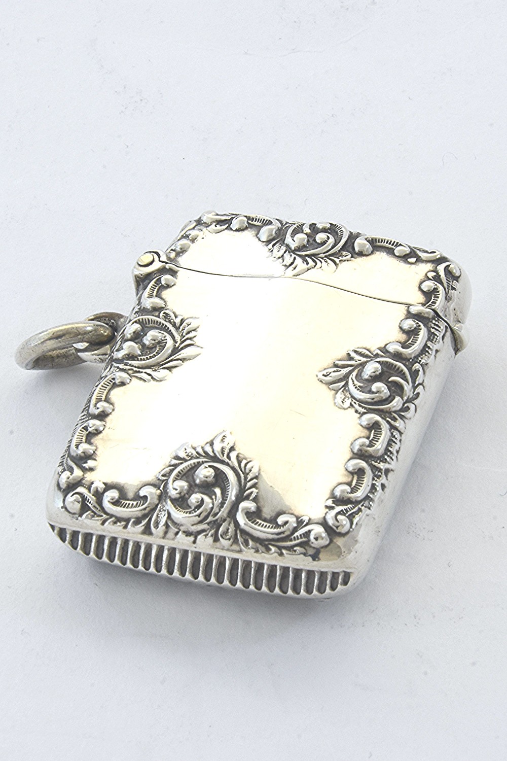 Victorian Silver Vesta Case 1897