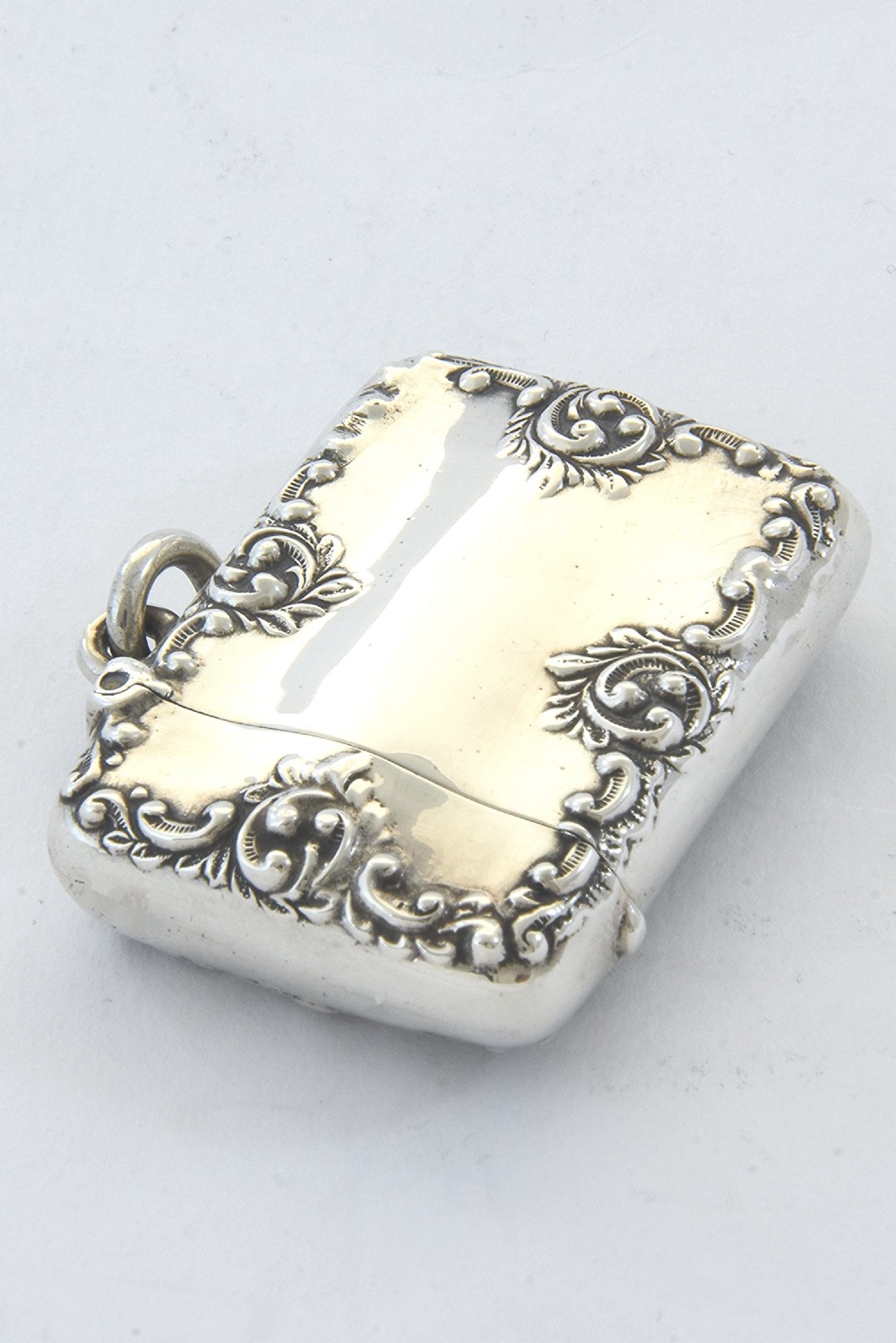 Victorian Silver Vesta Case 1897 View IV