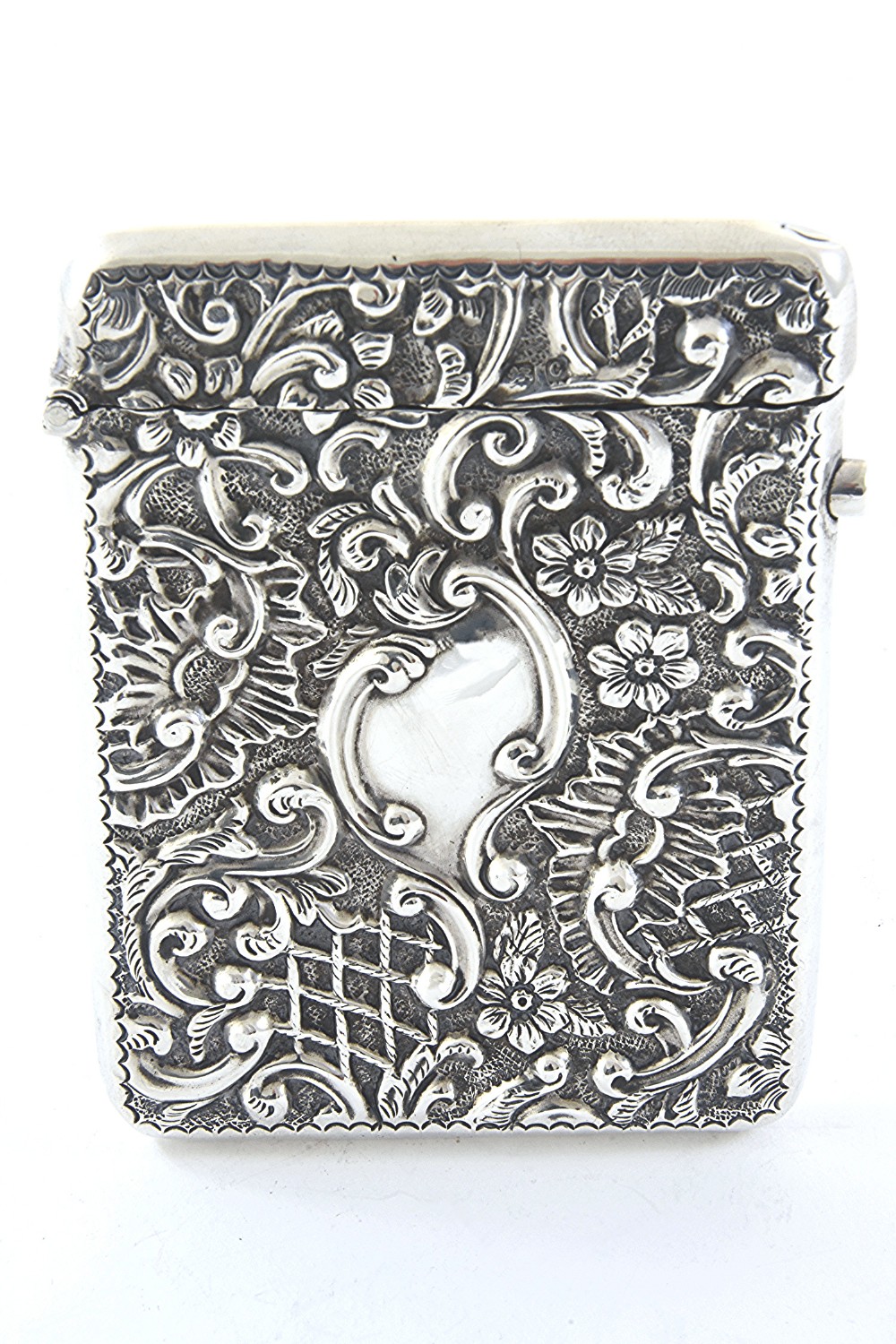 Edwardian Silver Card Case 1904