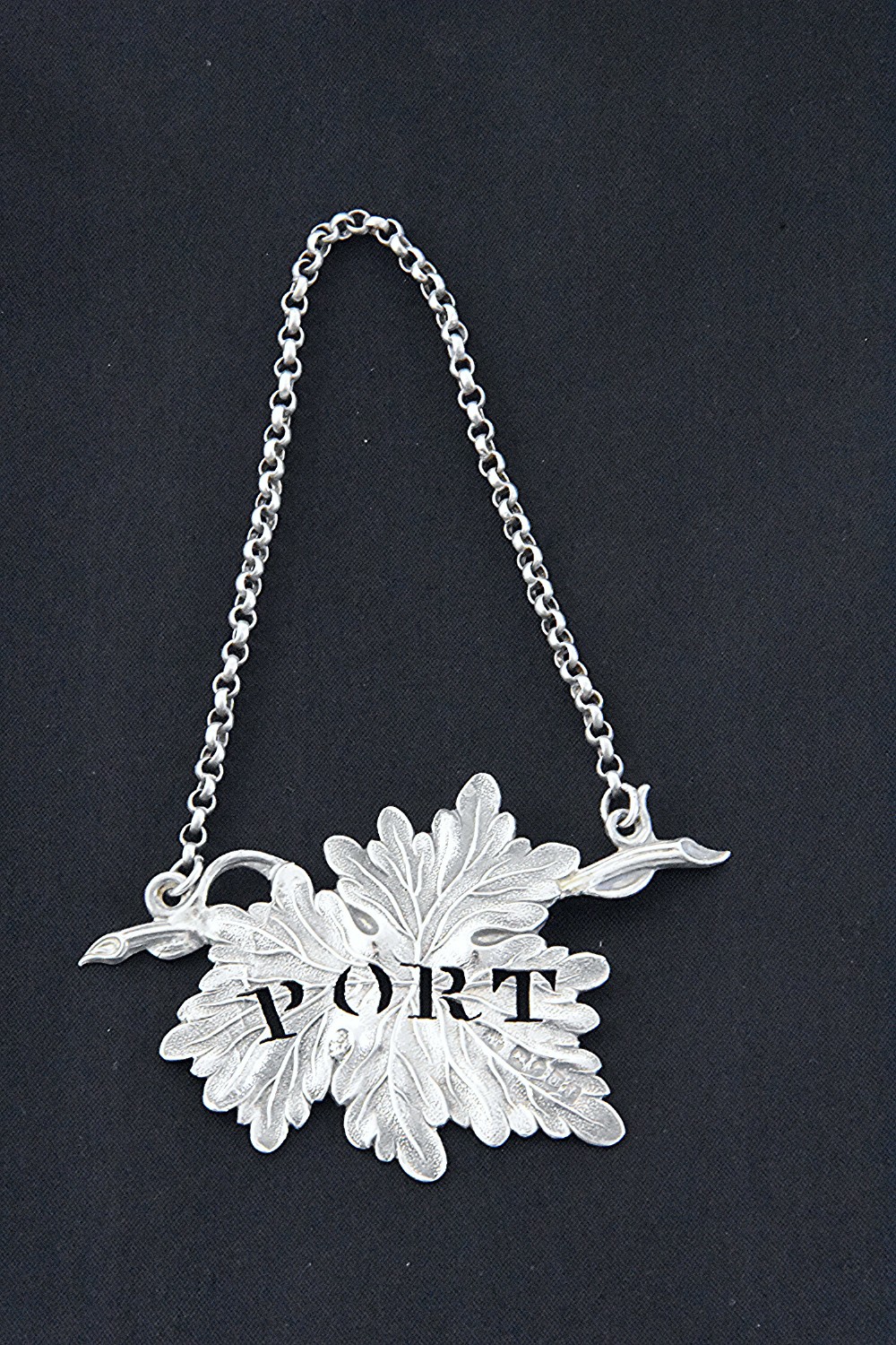 Victorian Silver Decanter Label (Port) 1842