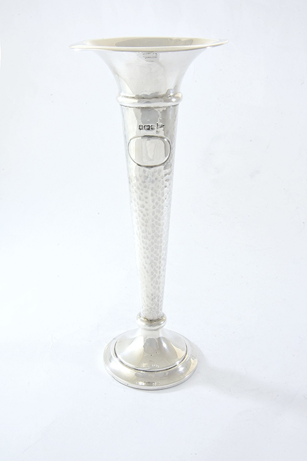 Antique Silver Trumpet Vase 1910