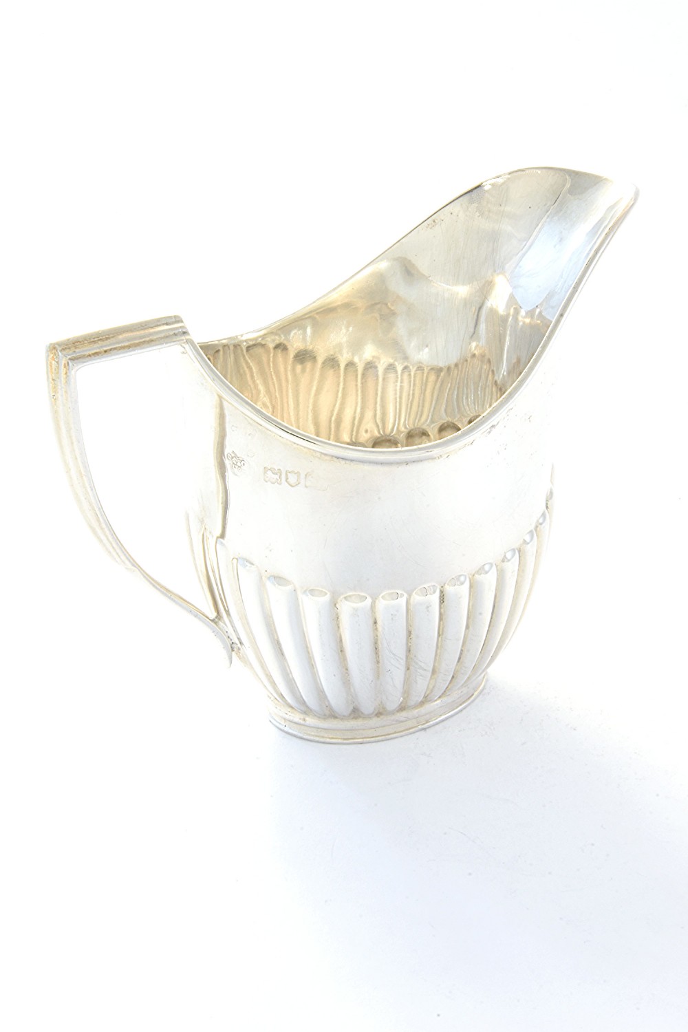 Antique Silver Cream Jug 1913