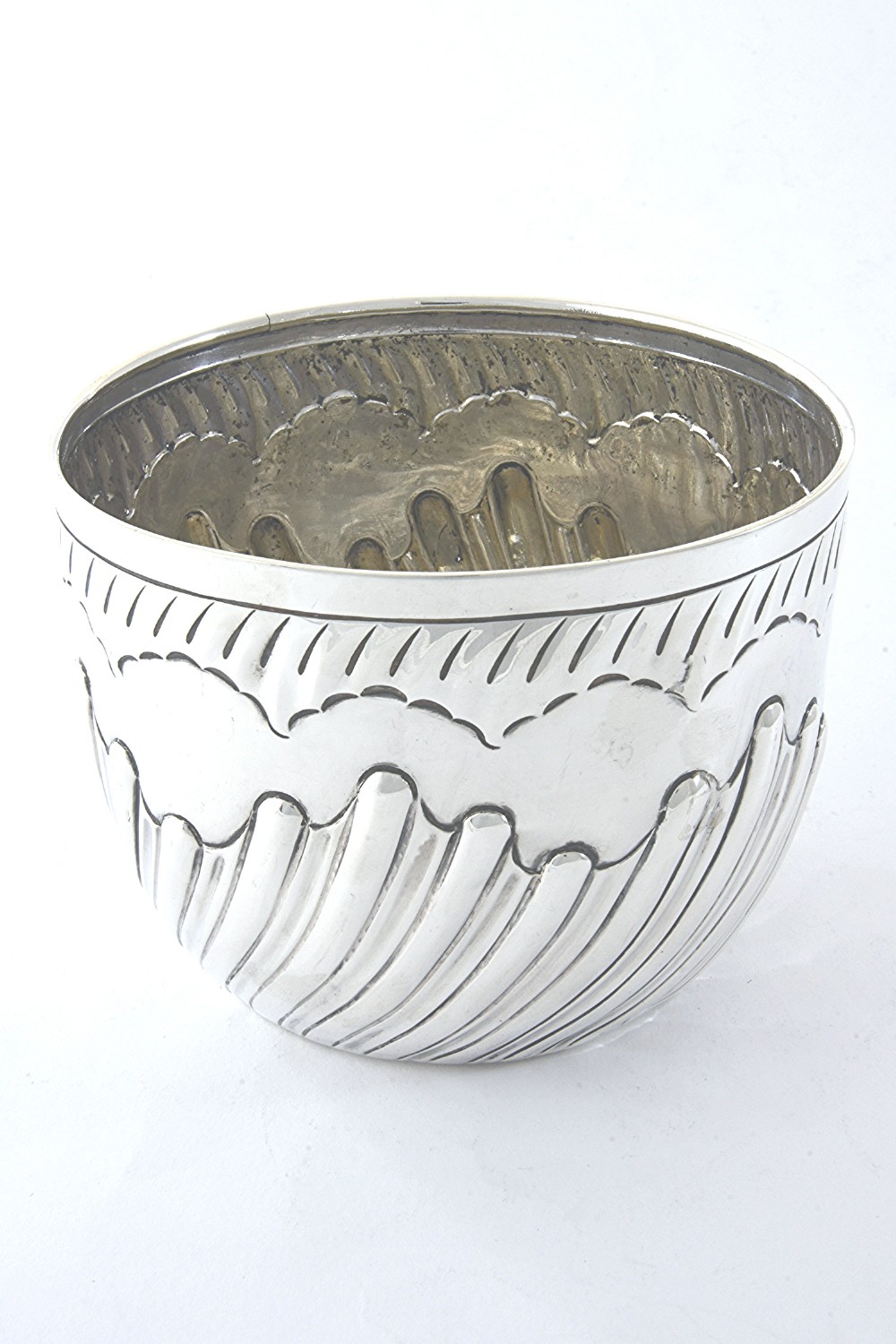 Victorian Silver Sugar Bowl 1890