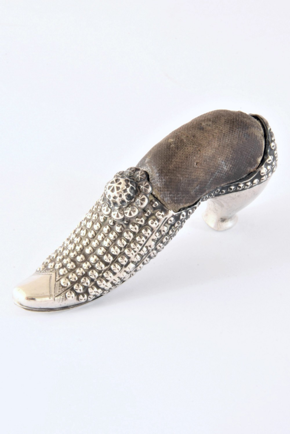 Victorian Silver Pin Cushion – Lady’s Shoe 1895