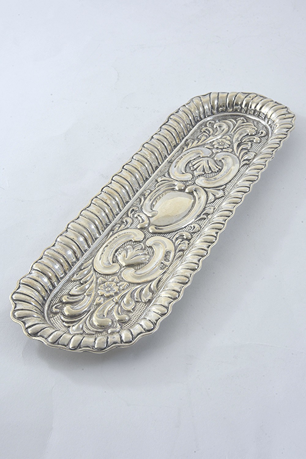 Edwardian Silver Pen Tray 1902