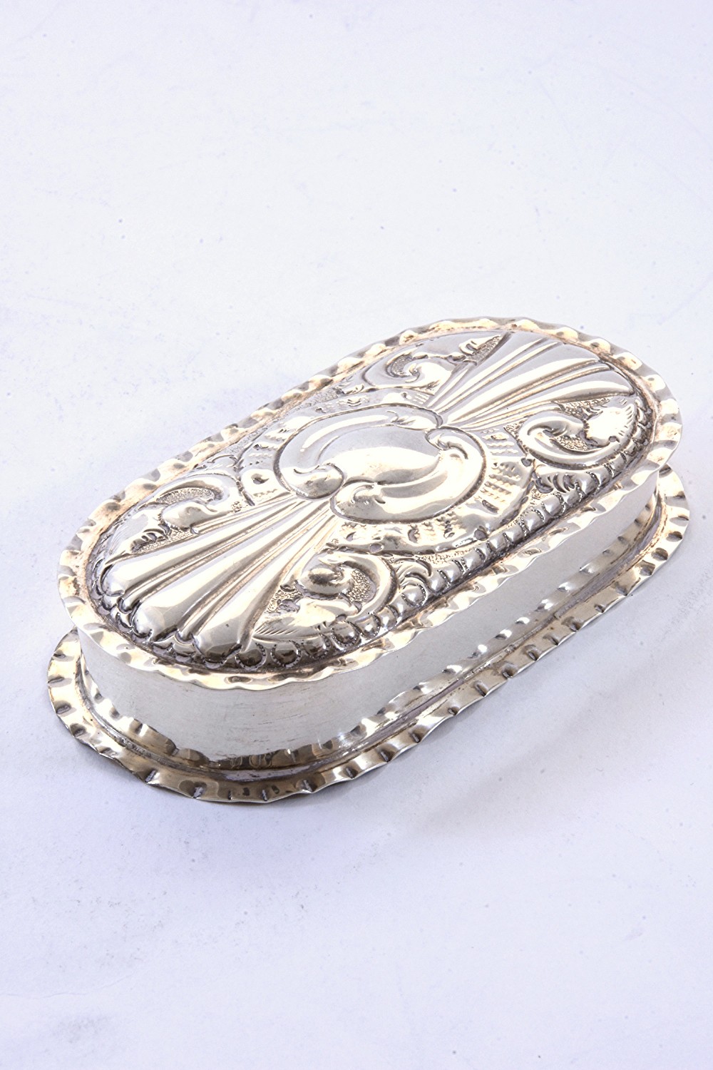 Victorian Silver Table Snuff Box 1900