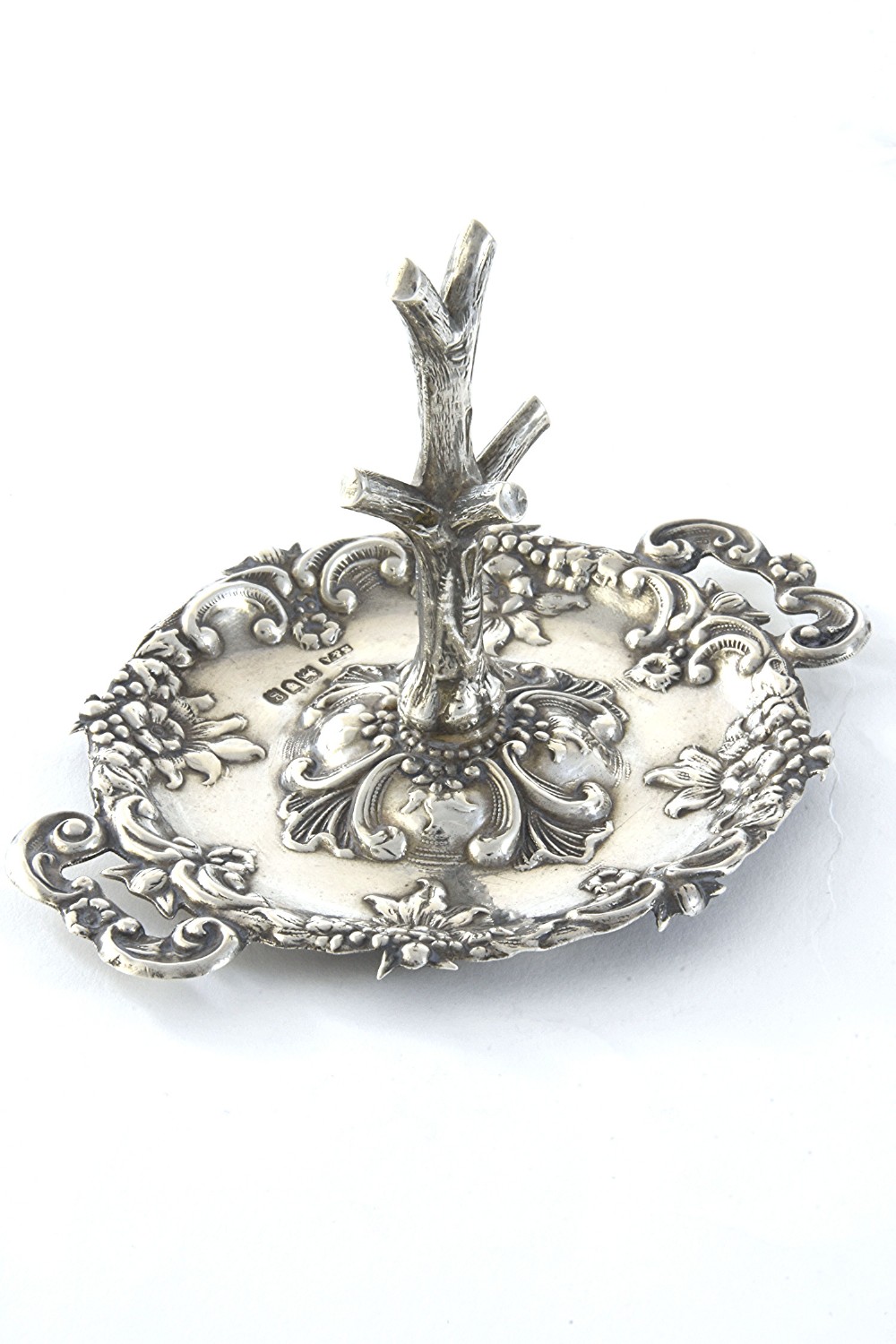 Edwardian Silver Ring Tree 1902
