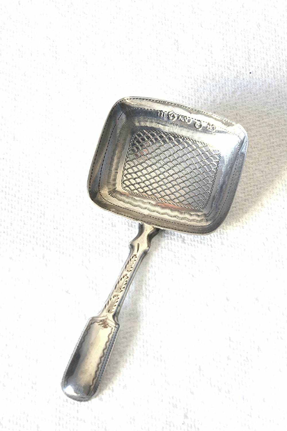 George III Silver Caddy Spoon 1818