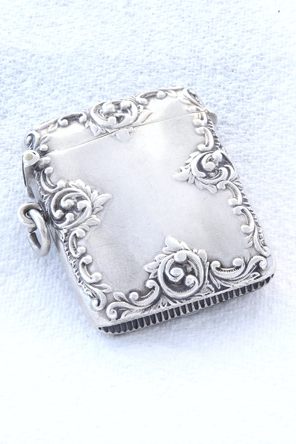 Edwardian Silver Vesta Case 1905