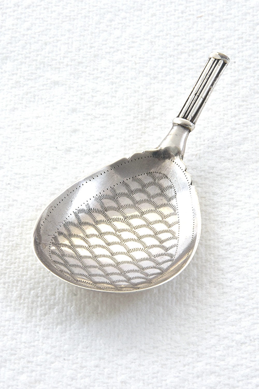 Victorian Silver Caddy Spoon 1845