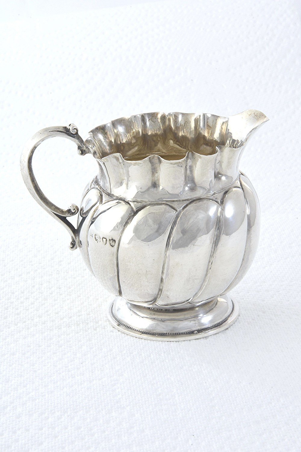 Victorian Silver Cream Jug 1890