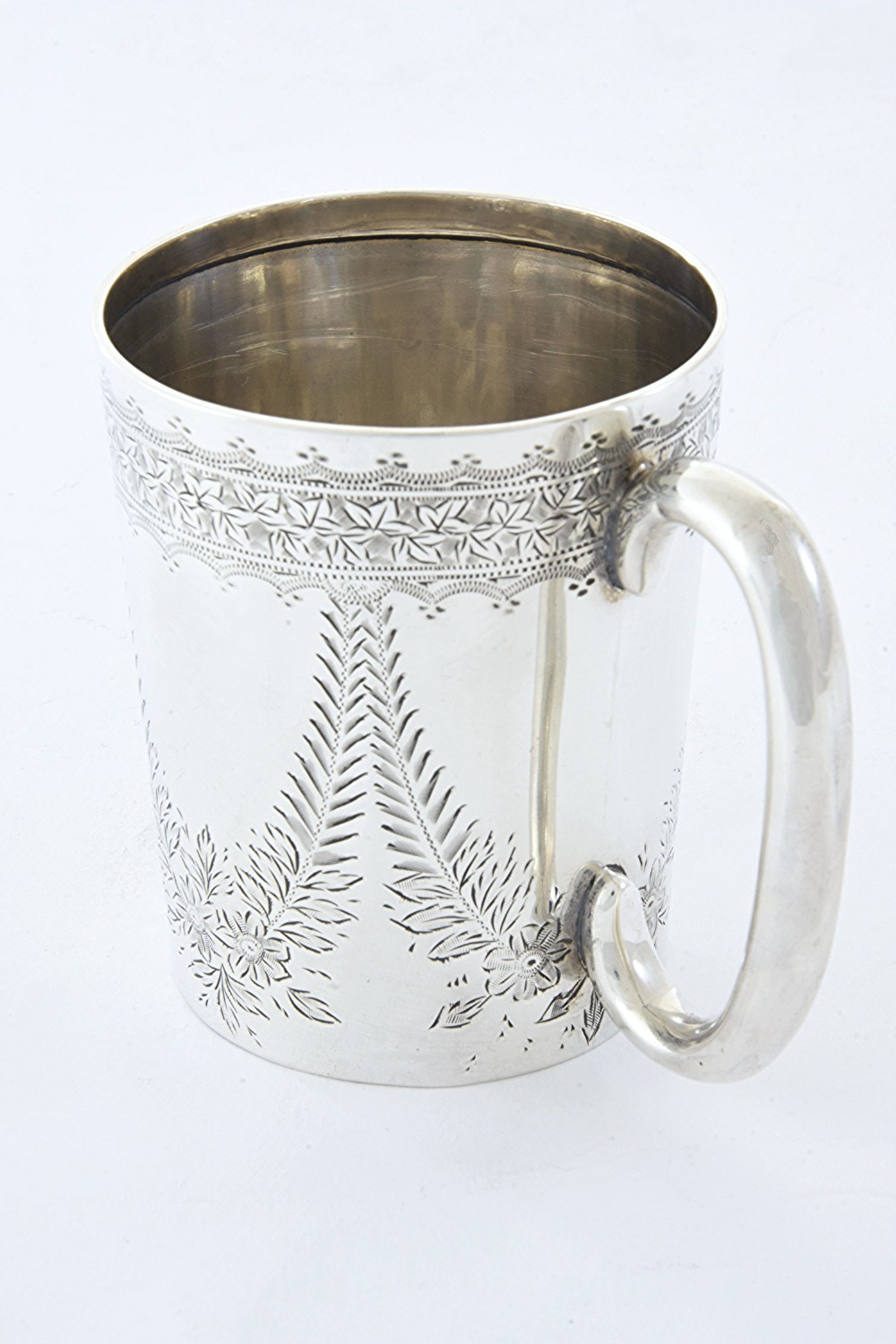 Edwardian Silver Christening Tankard 1904