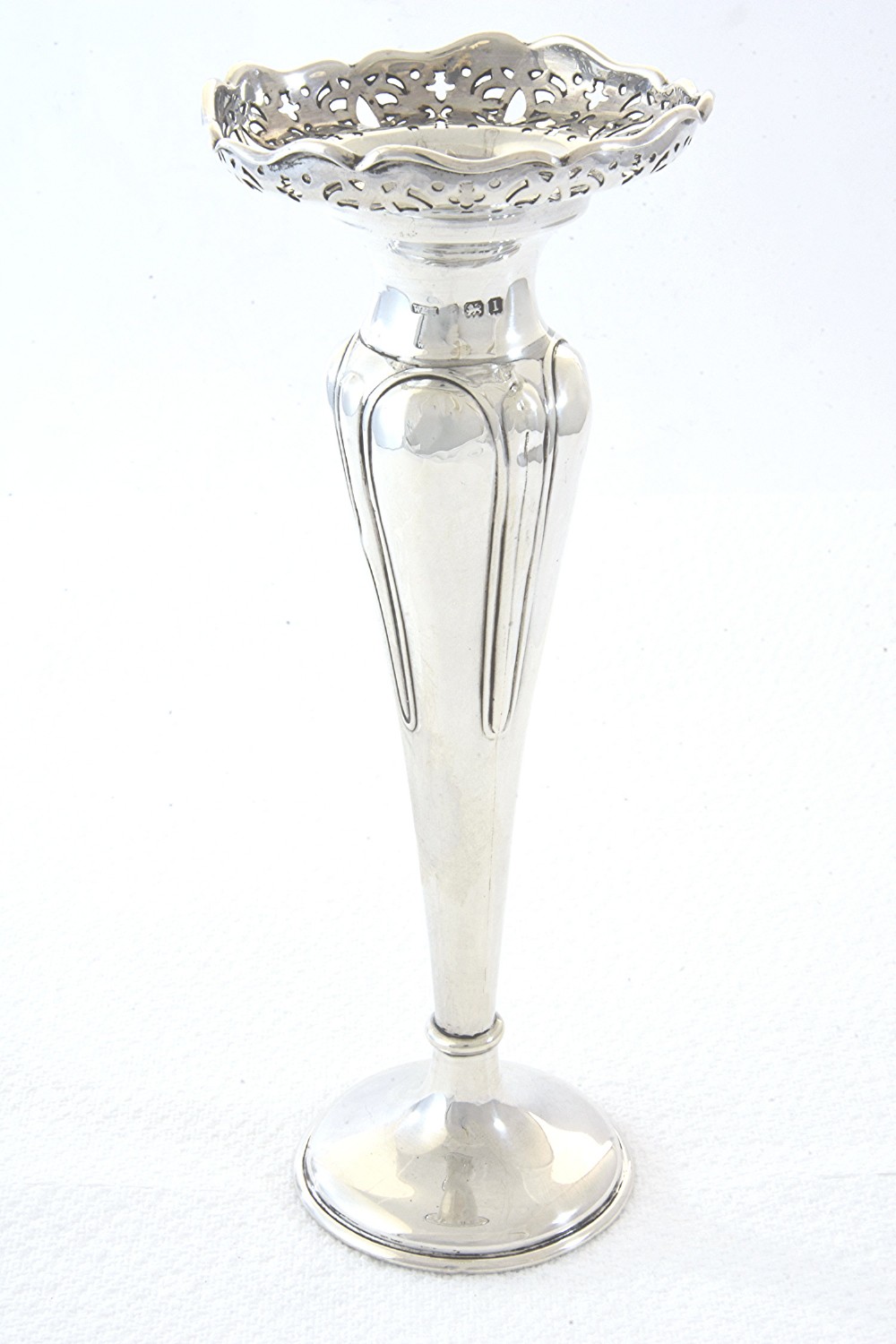 Antique Silver Posy Vase 1910