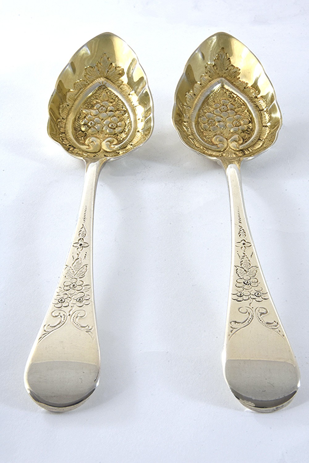 George III Silver Berry Spoons 1812