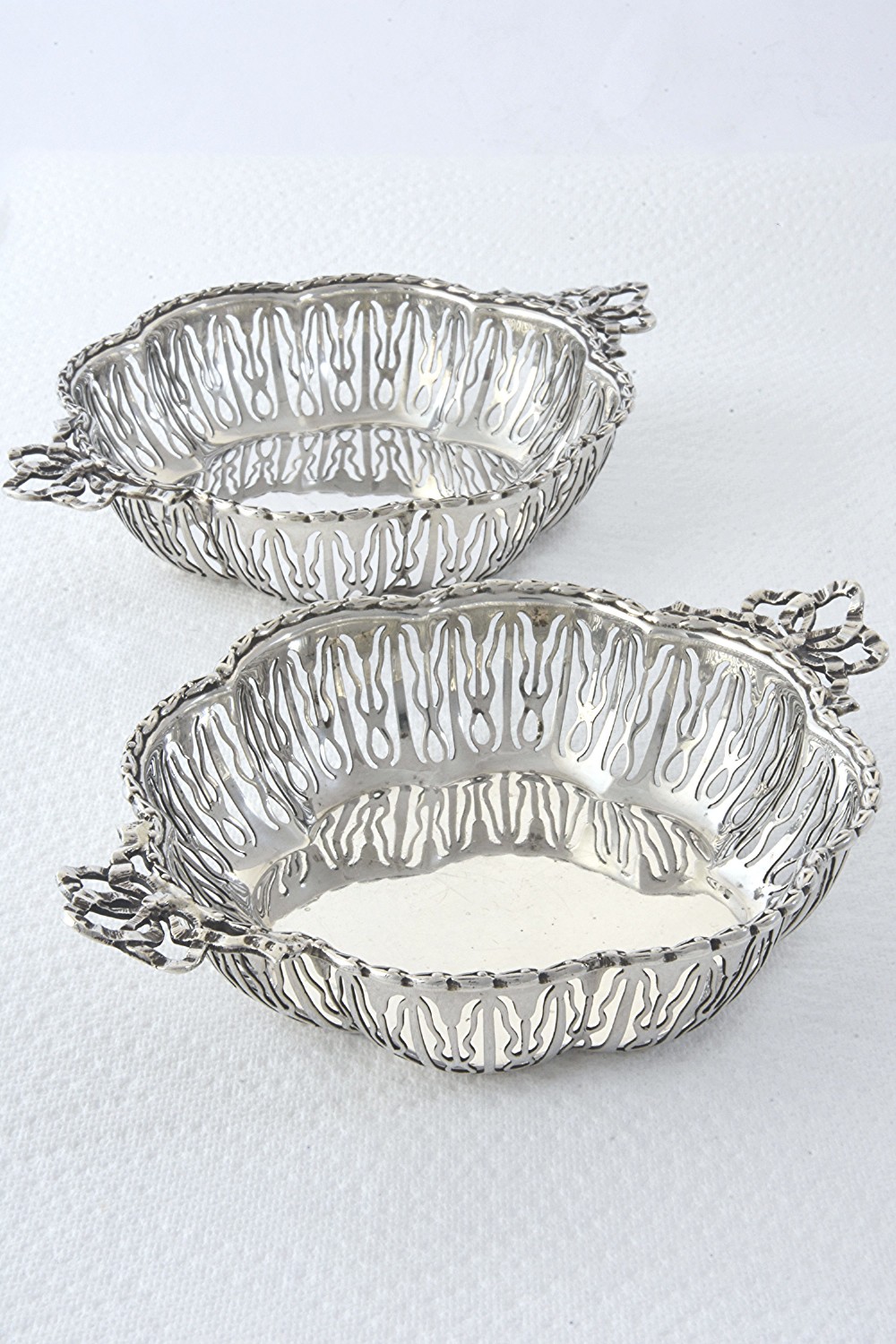 Pair of George V Silver Bonbon Dishes 1920 