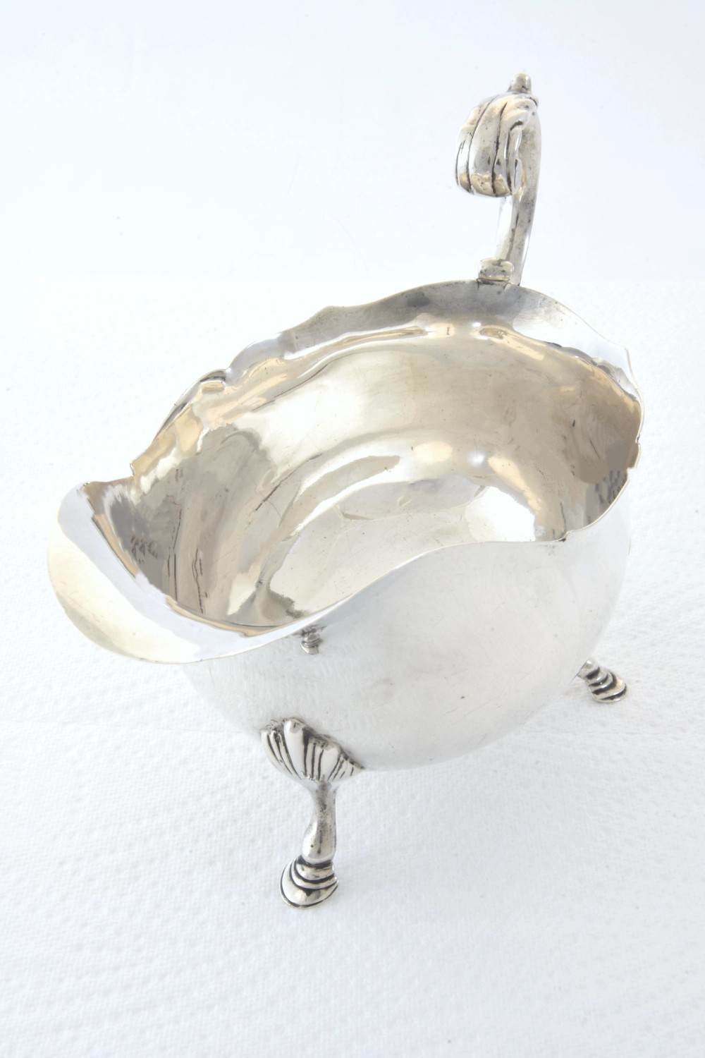 Edwardian Silver Sauce Boat – Chester 1904
