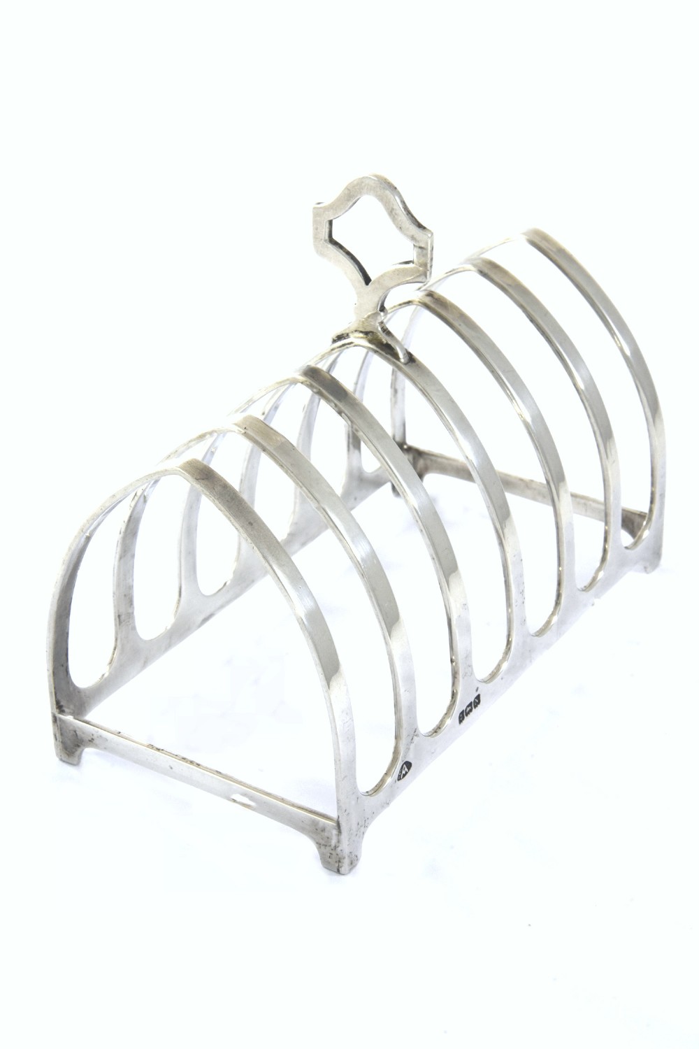 Sterling Silver Toast Rack (6 Slice) 1937