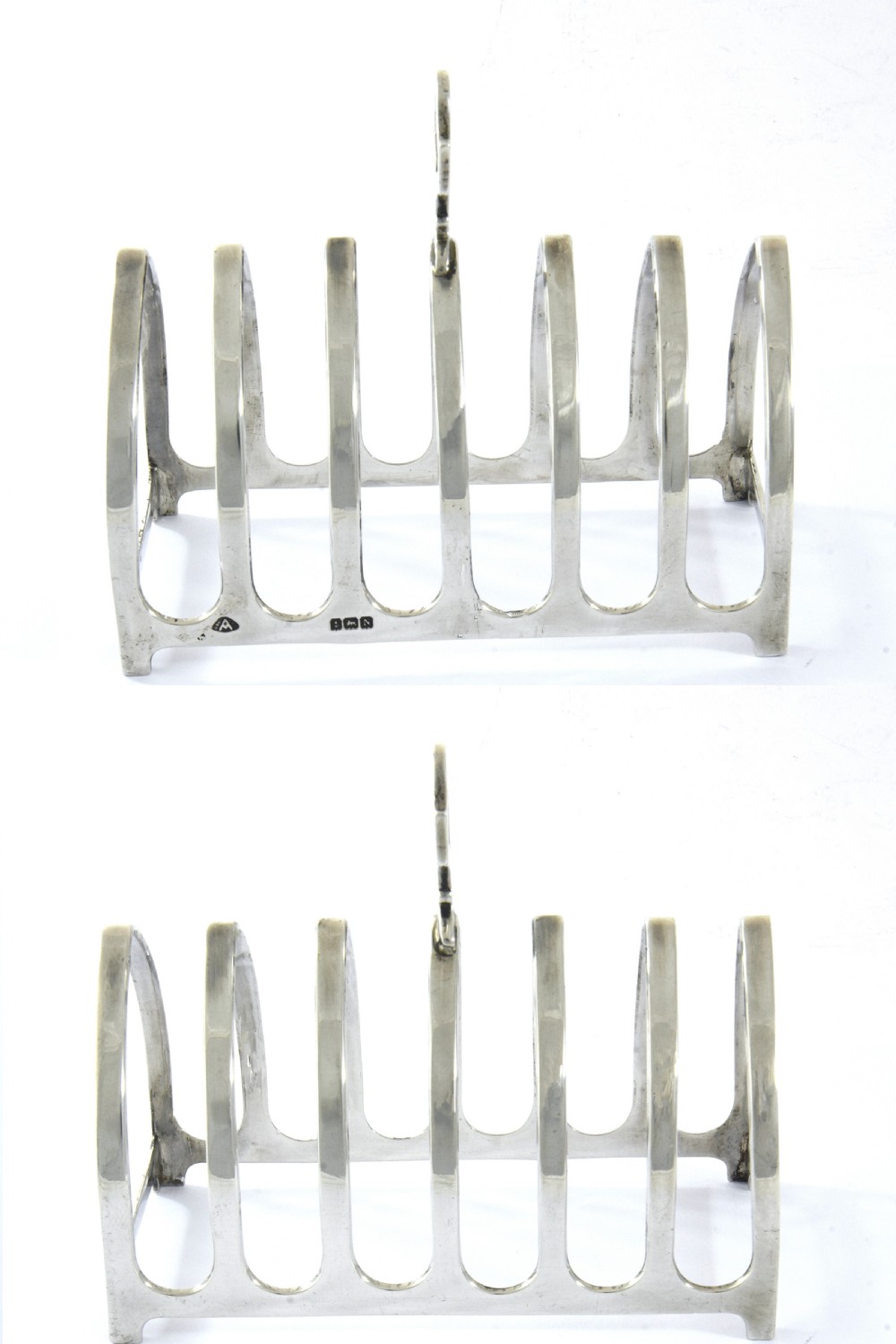 Sterling Silver Toast Rack (6 Slice) 1937 View IV